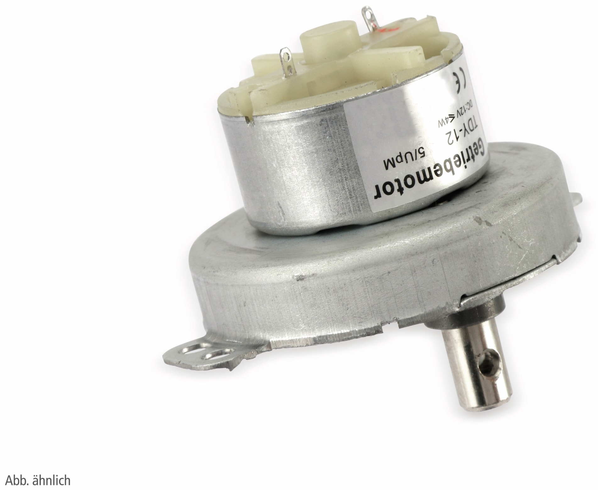 Gleichstrom-Getriebemotor TDY-12, 12 V-, 0,18 A, 30 U/min