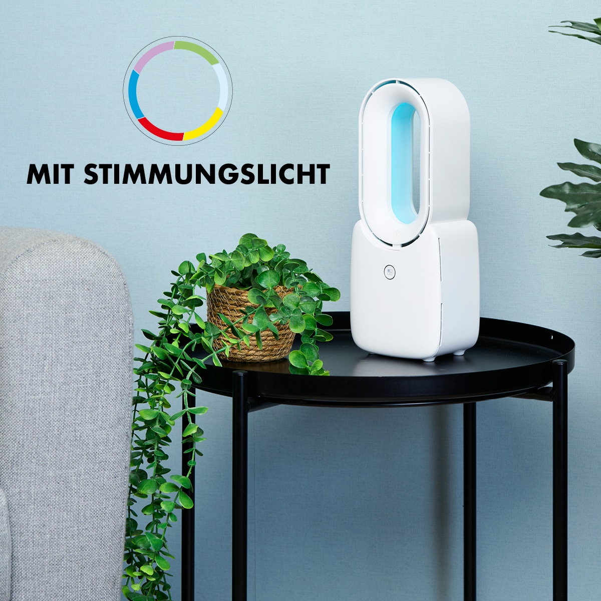 LIFETIME AIR Luftkühler, 5 W, USB, weiß