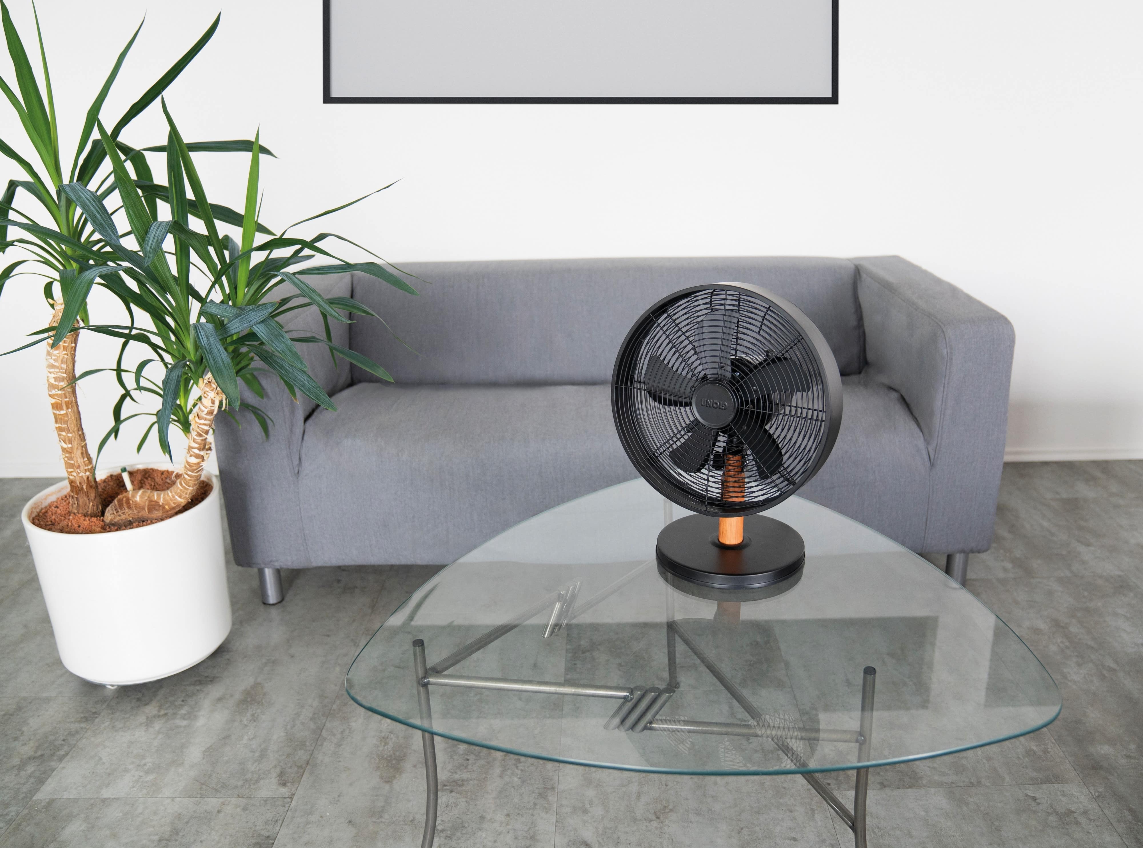UNOLD Tischventilator 86715, Black Steel, 35 W UNOLD Tischventilator 86715, Black Steel, 35 W
