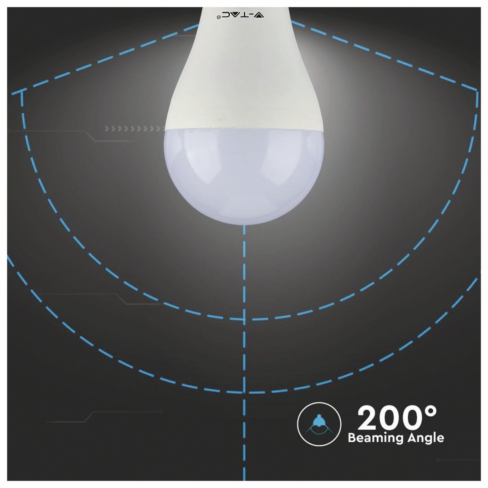V-TAC LED-Lampe VT 215 (160), E27, EEK: G, 15 W, 1250 lm, 4000 K, 10 Stück