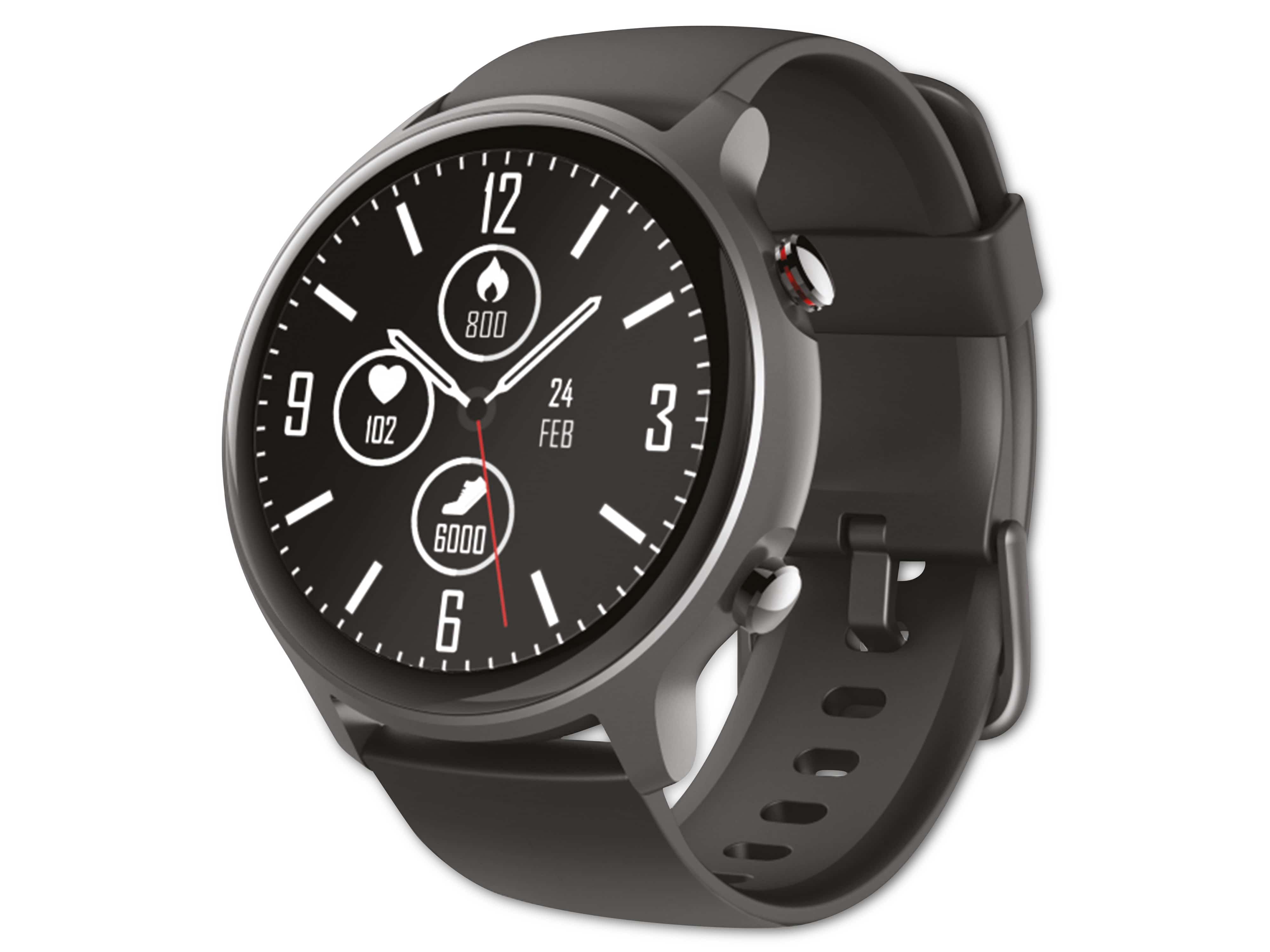 HAMA Smartwatch Fit Watch 6910, GPS, Herzfrequenz, Blutsauerstoff