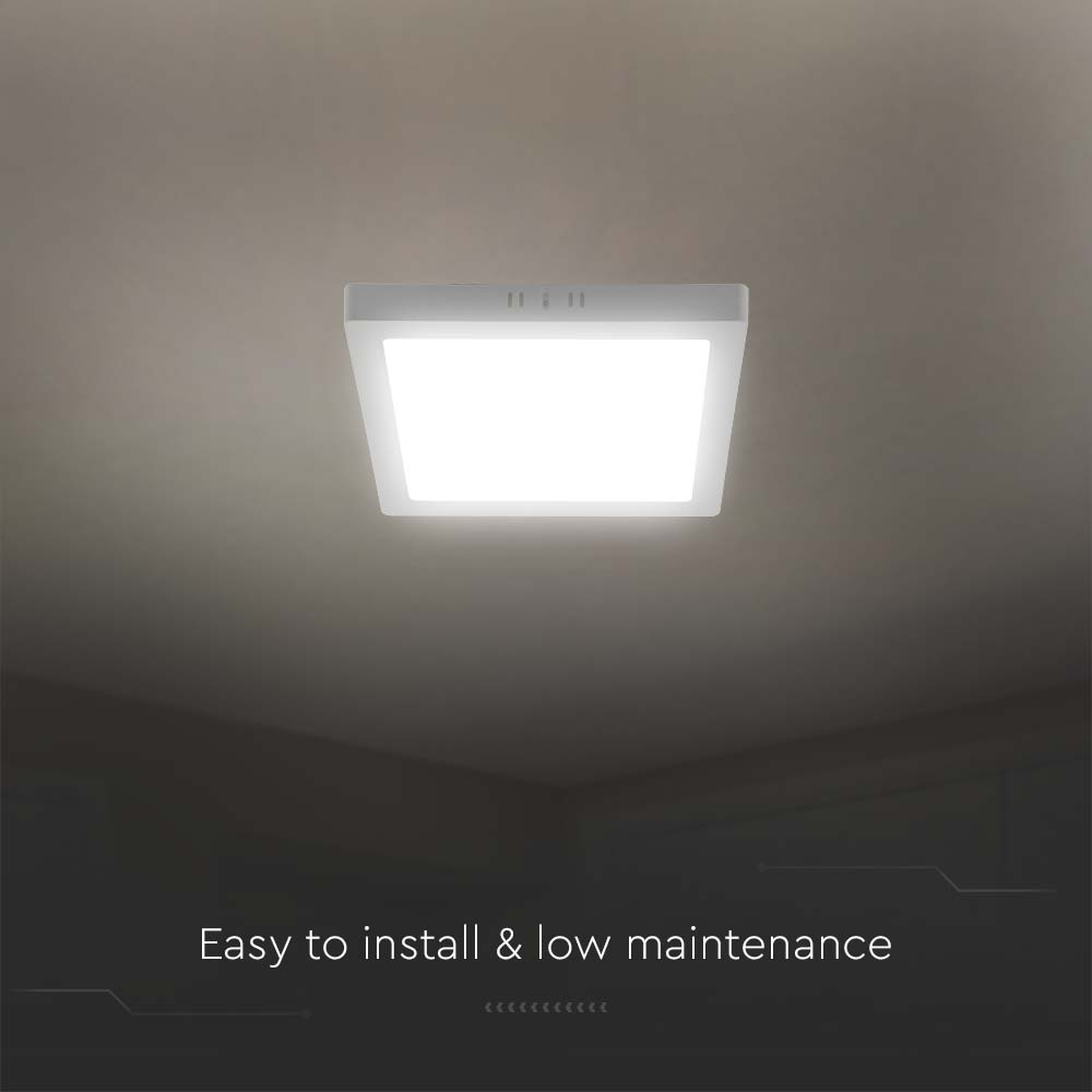 V-TAC LED-Deckenleuchte VT-104956, EEK: E, 12 W, 1320 lm, 3000…6500 K V-TAC LED-Deckenleuchte VT-104956, EEK: E, 12 W, 1320 lm, 3000…6500 K
