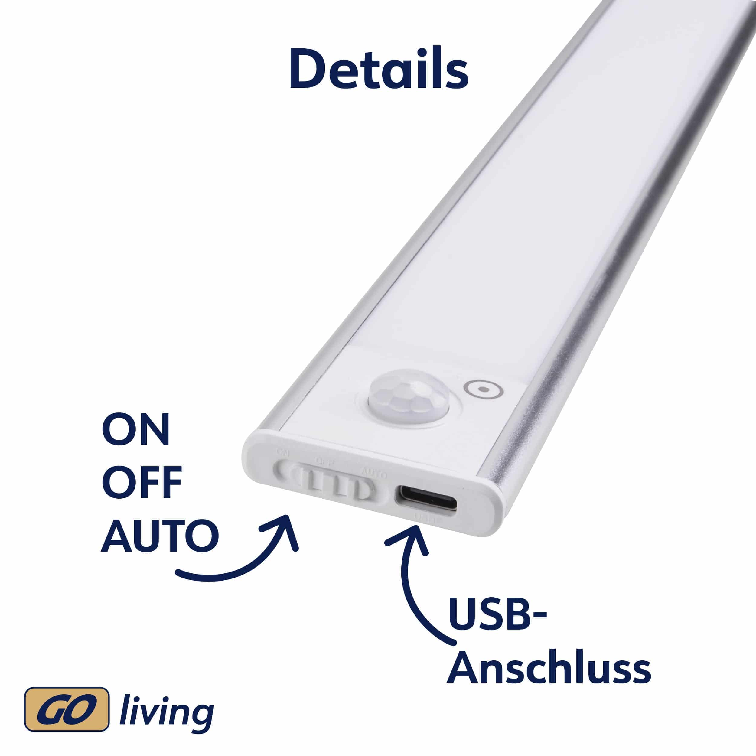 MÜLLER-LICHT LED-Unterbauleuchte Aculine, 40 cm, max. 6500K, dimmbar MÜLLER-LICHT LED-Unterbauleuchte Aculine, 40 cm, max. 6500K, dimmbar