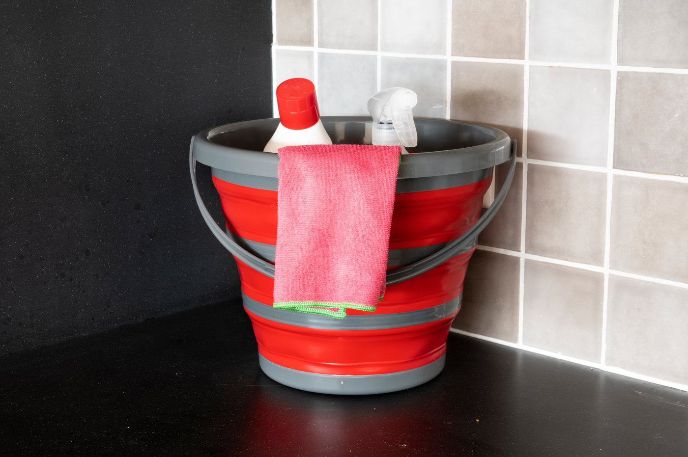 DIRT DEVIL Faltbarer Eimer, rund, 10L DIRT DEVIL Faltbarer Eimer, rund, 10L