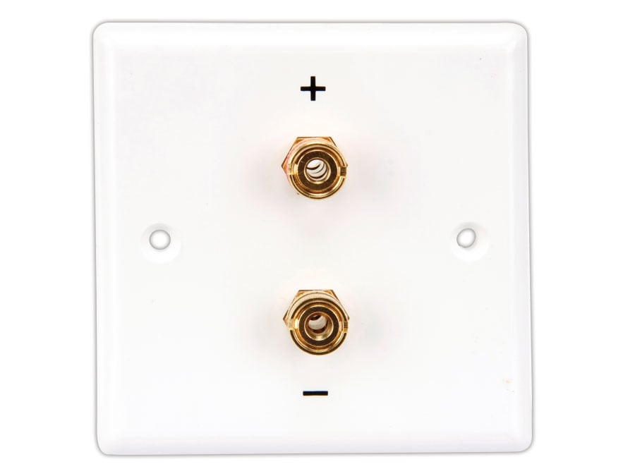 DYNAVOX Lautsprecher-Anschlussblende Kunststoff, 2-polig DYNAVOX Lautsprecher-Anschlussblende Kunststoff, 2-polig