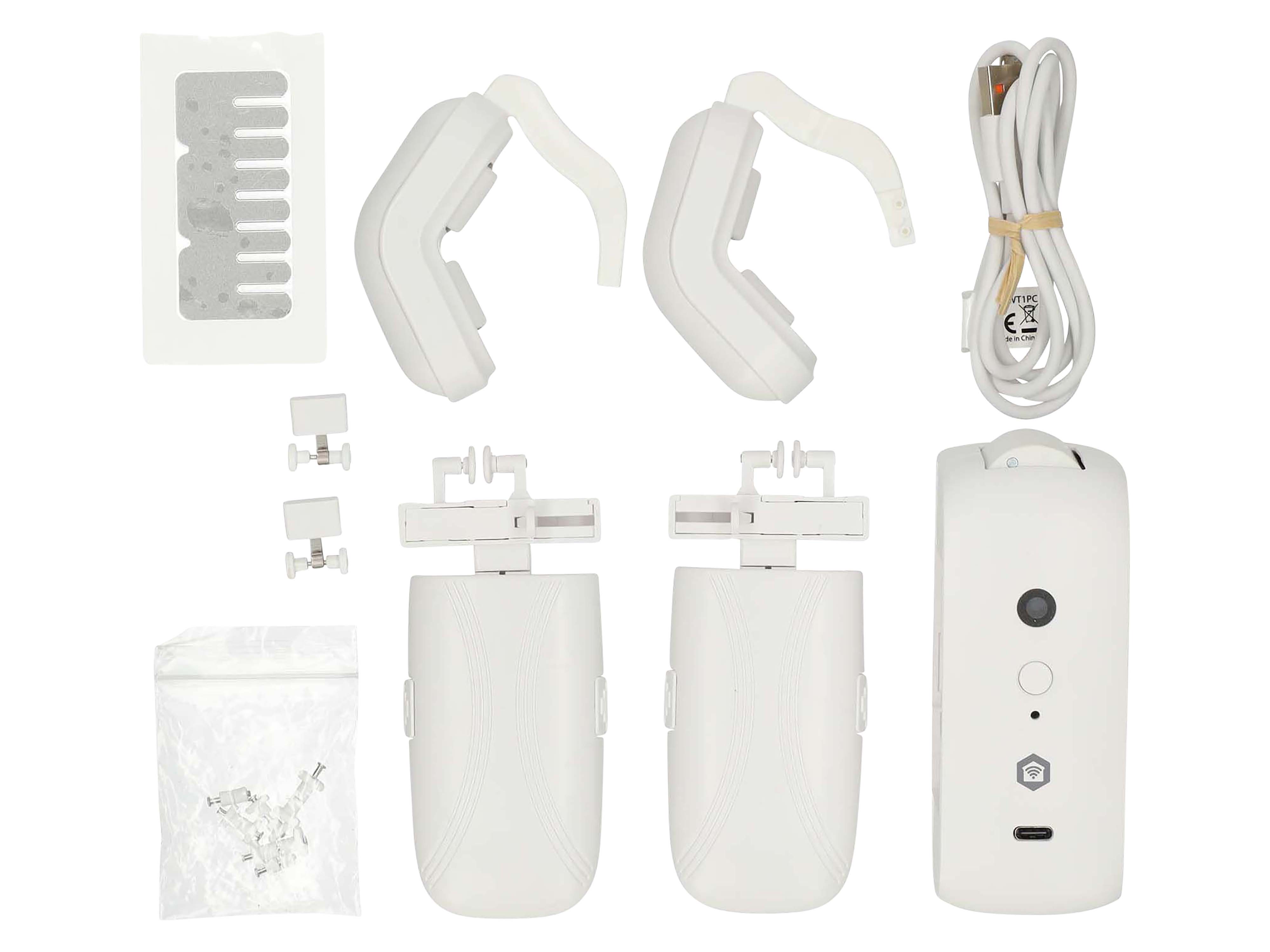 NEDIS Vorhangroboter SmartLife, USB-/Batteriebetrieben, weiß