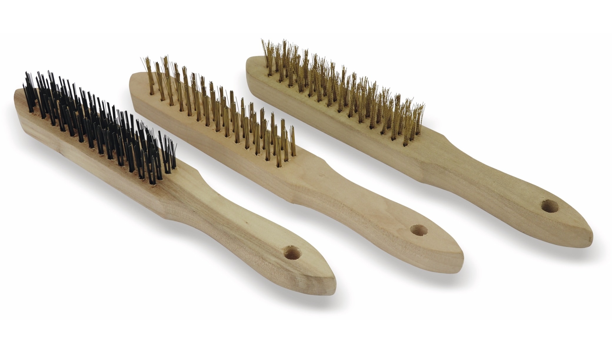 Drahtbürsten-Set KINZO, 3 Stück Drahtbürsten-Set KINZO, 3 Stück