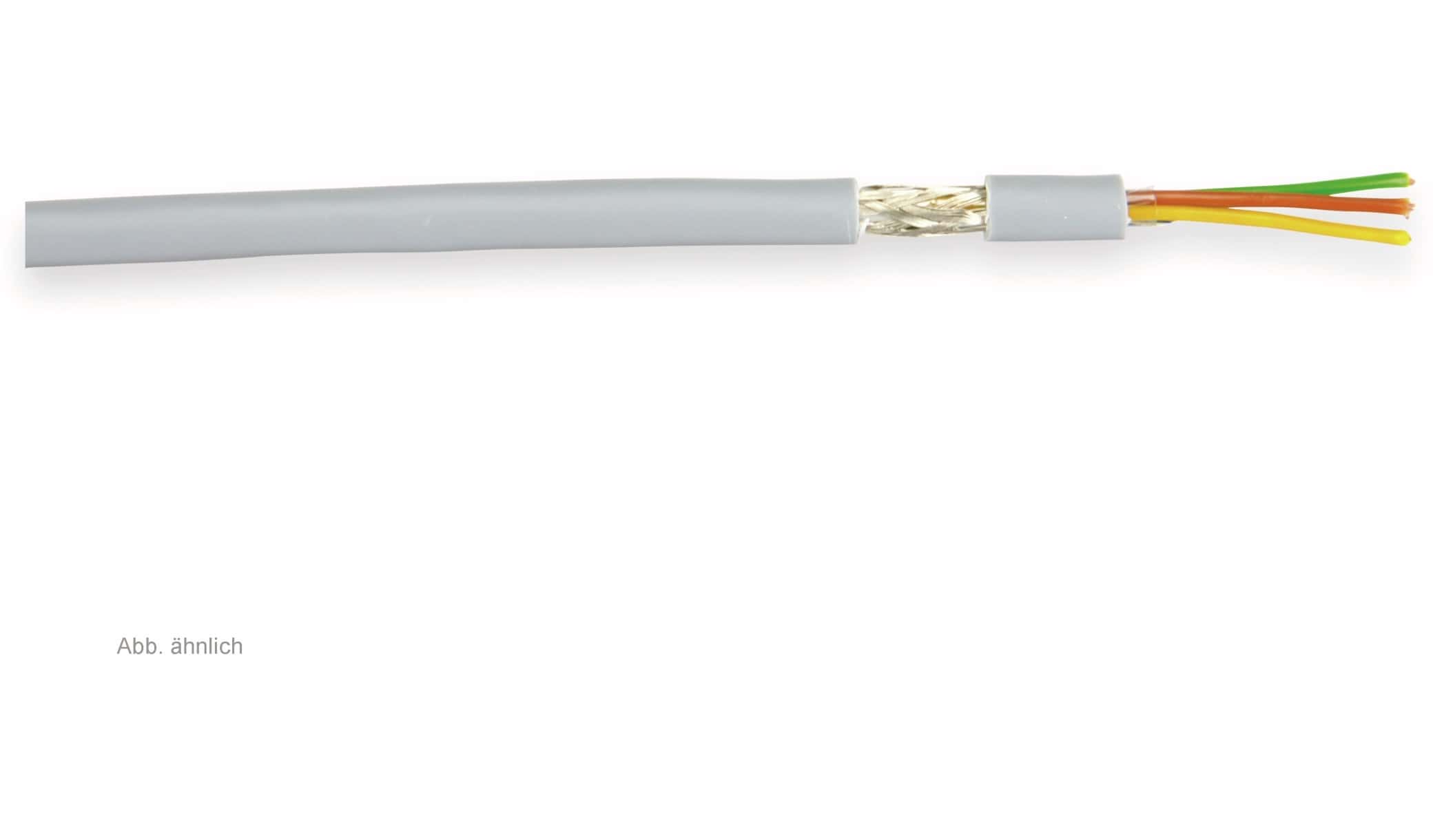 RAUTRONIC Steuerleitung LIYCY, 8x0,14 mm², grau, 10 m