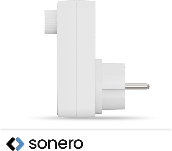 SONERO Steckdosendimmer X-PSD001, mit Drehregler, weiß SONERO Steckdosendimmer X-PSD001, mit Drehregler, weiß