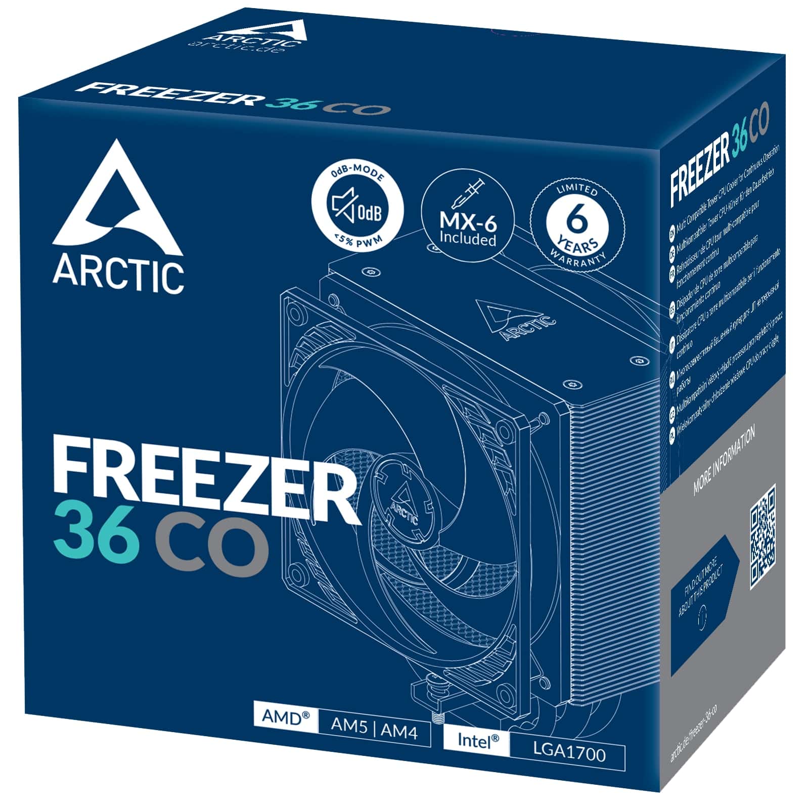 ARCTIC Kühler Freezer 36 CO