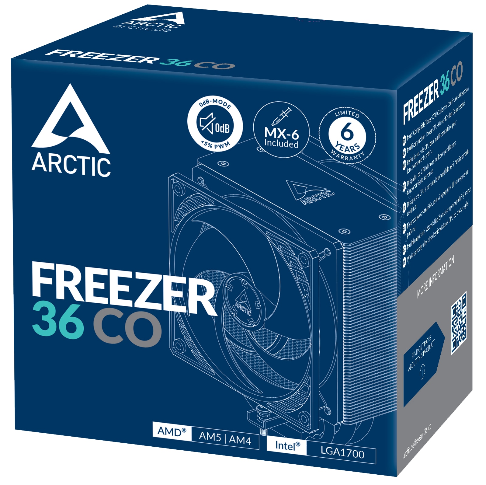 ARCTIC Kühler Freezer 36 CO