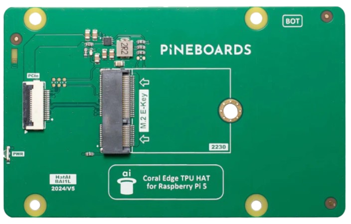 PINEBOARDS, KI-Erweiterungsplatinen für Raspberry Pi 5, PP3-200050