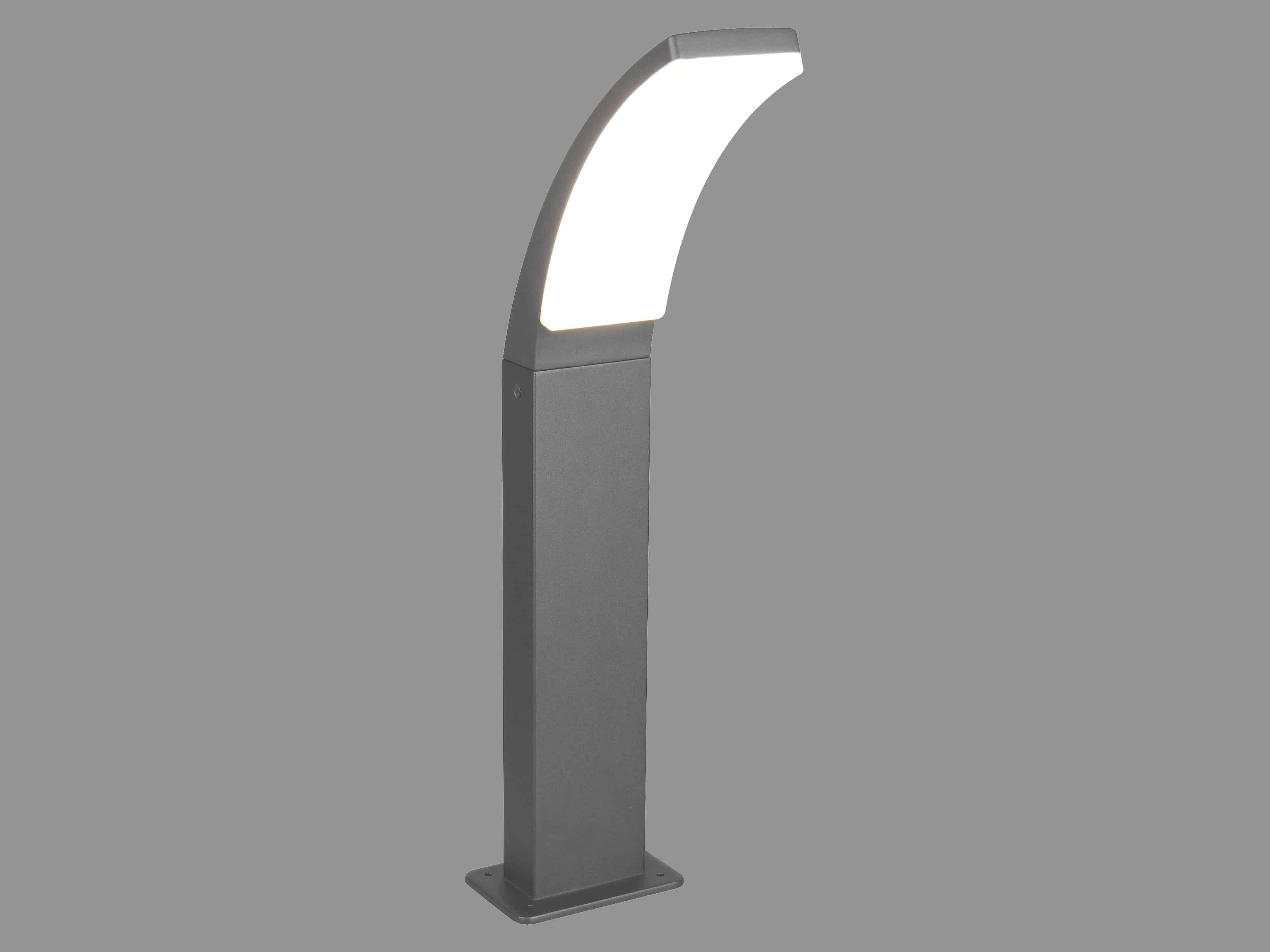 REALITY LED-Wegeleuchte Beja R53356142, 12,5W, 4000K, 1650lm, neutralweiß, IP44, anthrazit