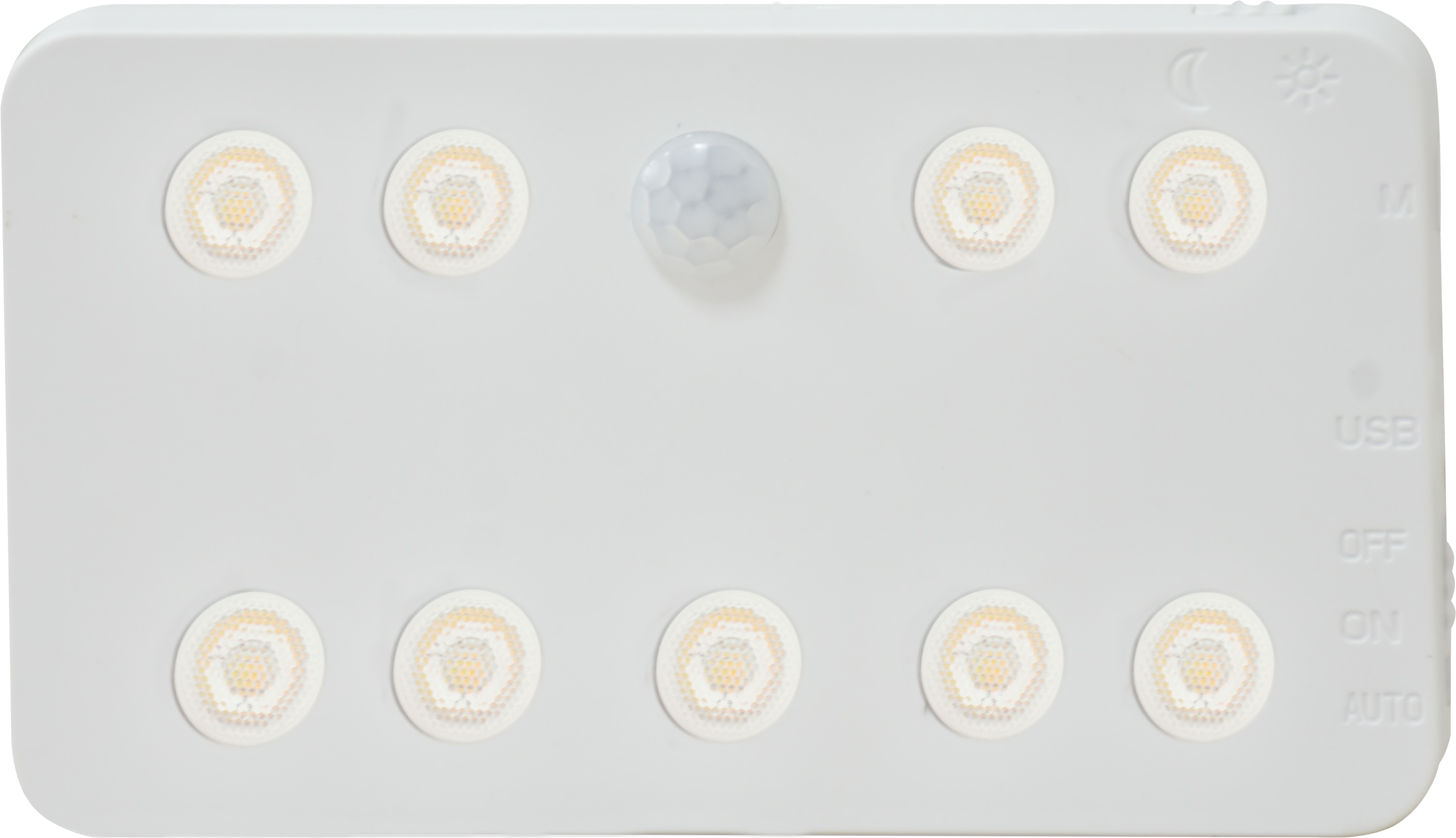 REV LED-Akku-Wandleuchte, Bewegungsmelder, 1,5W, CCT, 110lm, warmweiß, neutralweiß, kaltweiß, IP20, weiß
