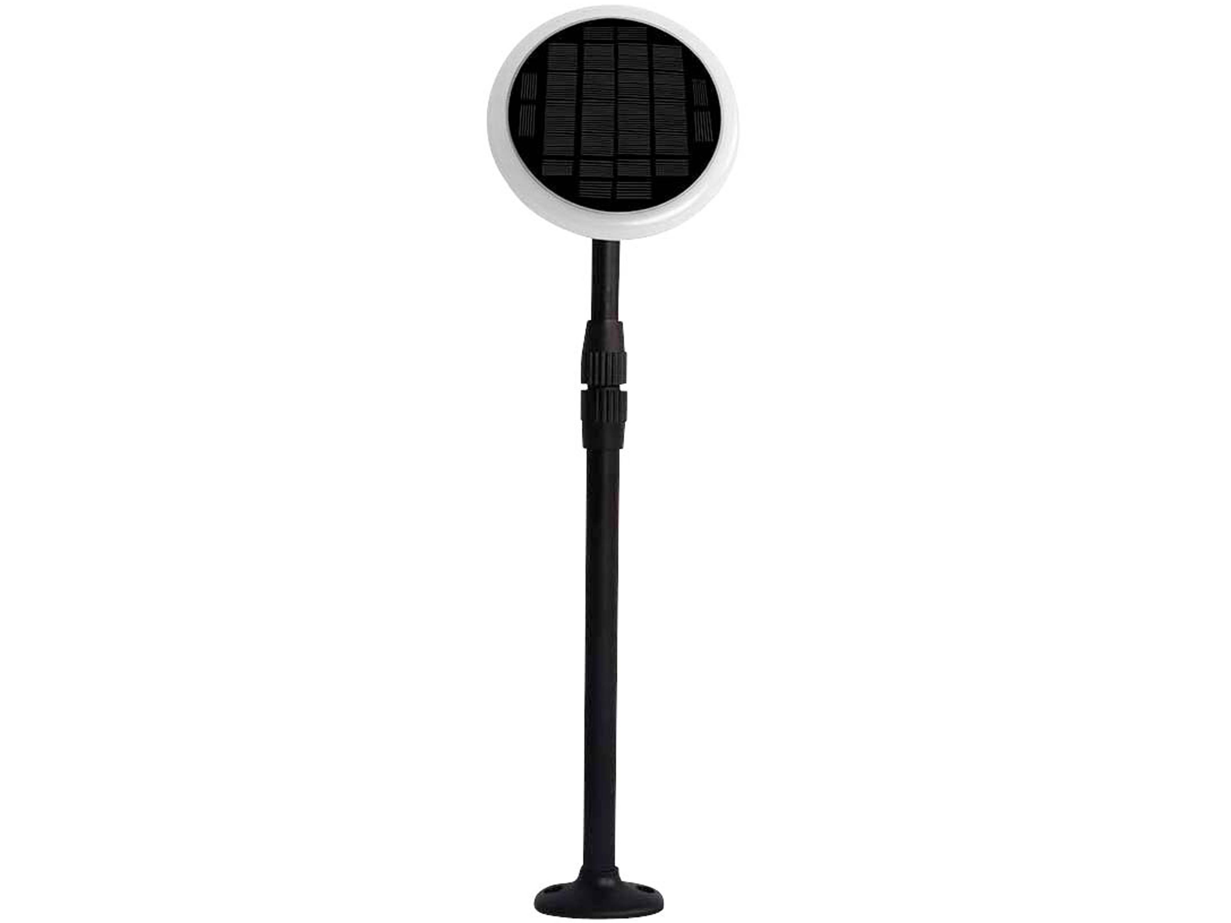 V-TAC Solar LED-Gartenleuchte VT-943, 3 W, 3000 K, schwarz, 2 Stück V-TAC Solar LED-Gartenleuchte VT-943, 3 W, 3000 K, schwarz, 2 Stück