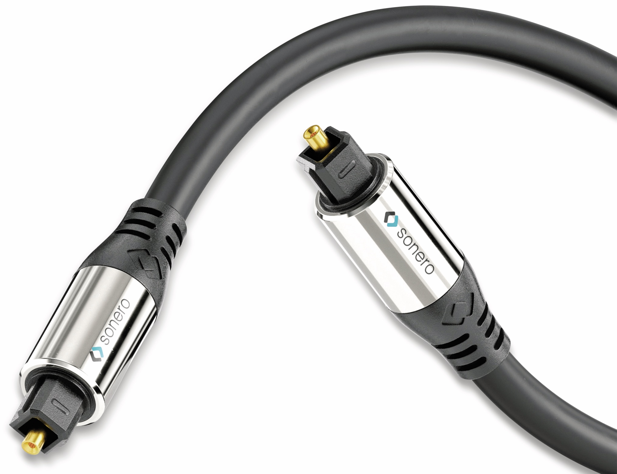 SONERO Lichtleiter-Kabel, 2 m, schwarz