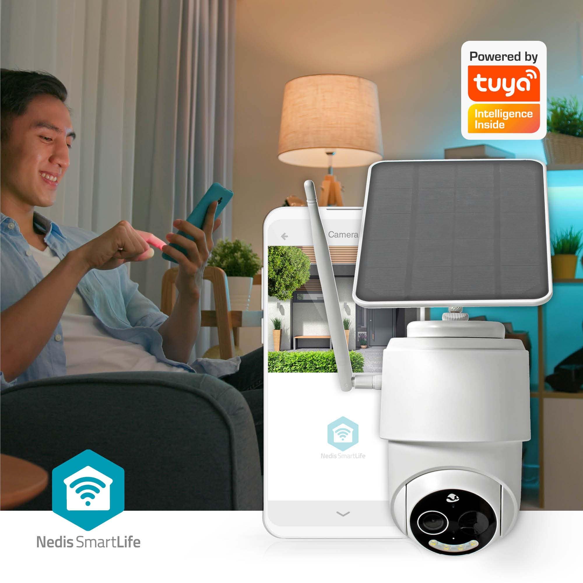 NEDIS Überwachungskamera SmartLife, WIFICBO50WT, Außen, Wi-Fi, weiß