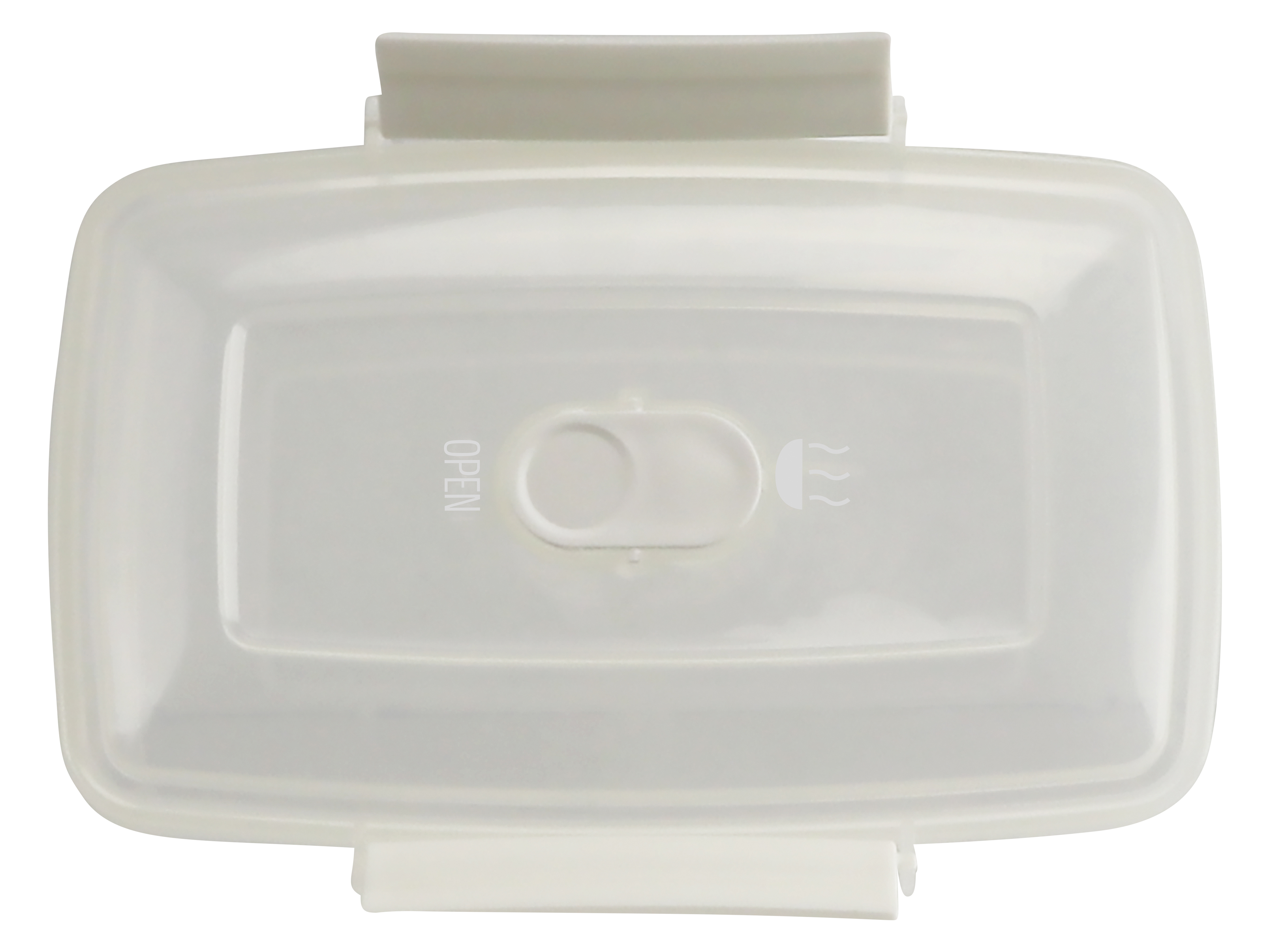 Brotzeitbox MICRO ONE, 1,25l, weiß, mit Verschlussclips und Belüftung Brotzeitbox MICRO ONE, 1,25l, weiß, mit Verschlussclips und Belüftung