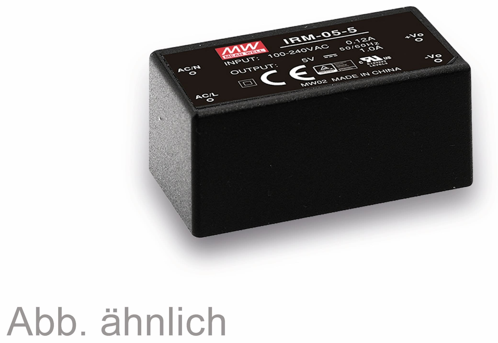 MEAN WELL AC/DC-Printnetzteil IRM-05-5, 5 V-/1 A, 5 W