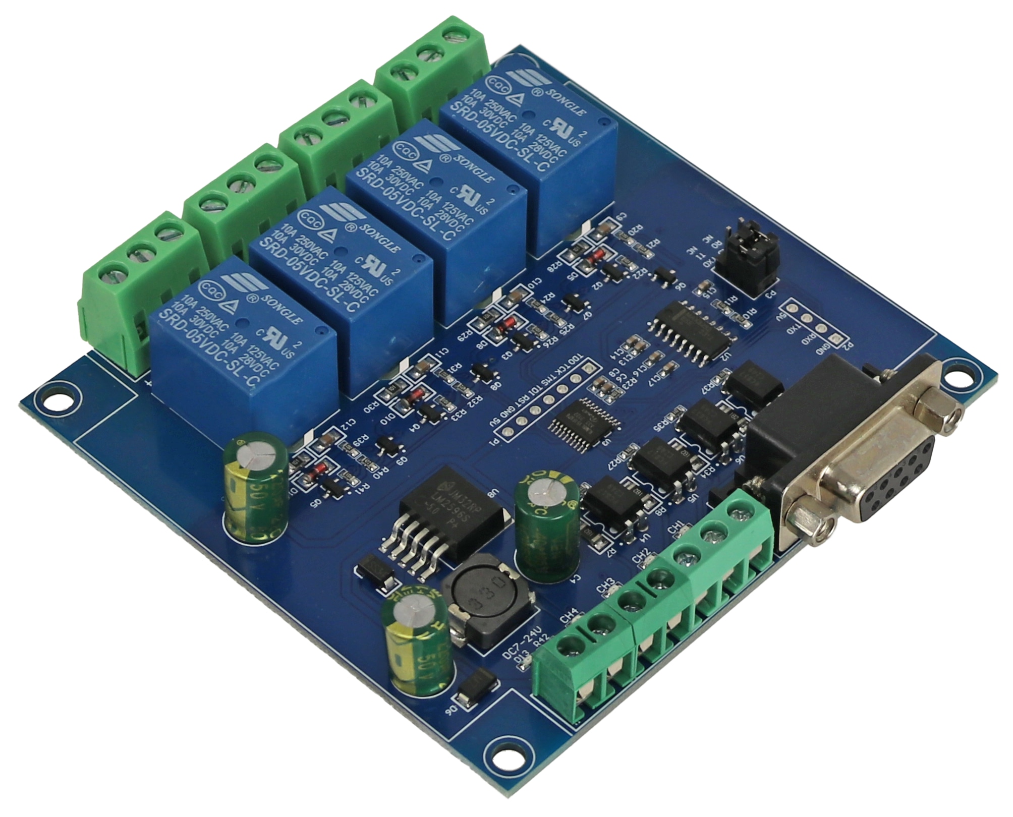 DAYOWER Relaismodul 232-4R-D7, 4 Kanal