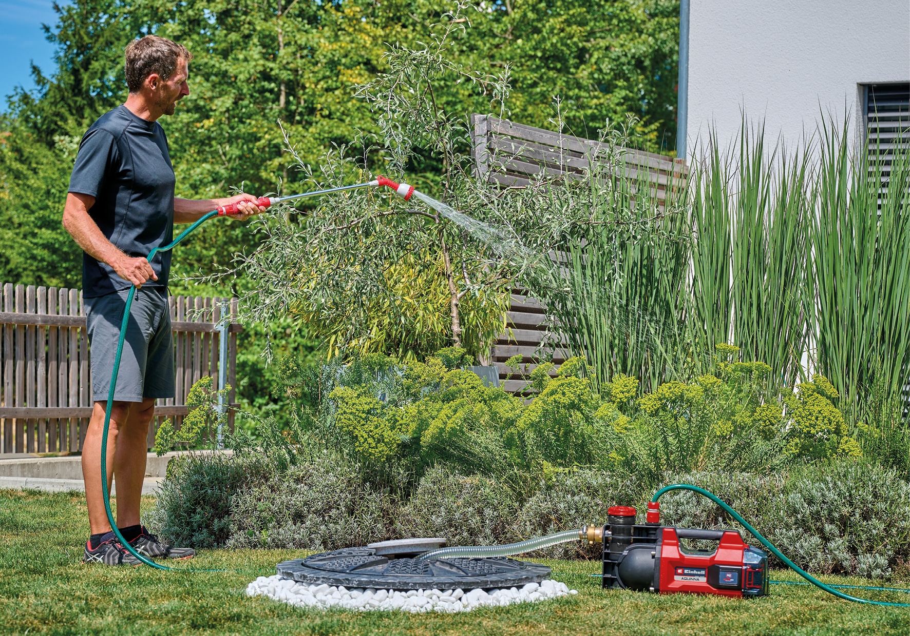 EINHELL Akku-Gartenpumpe AQUINNA 36/34