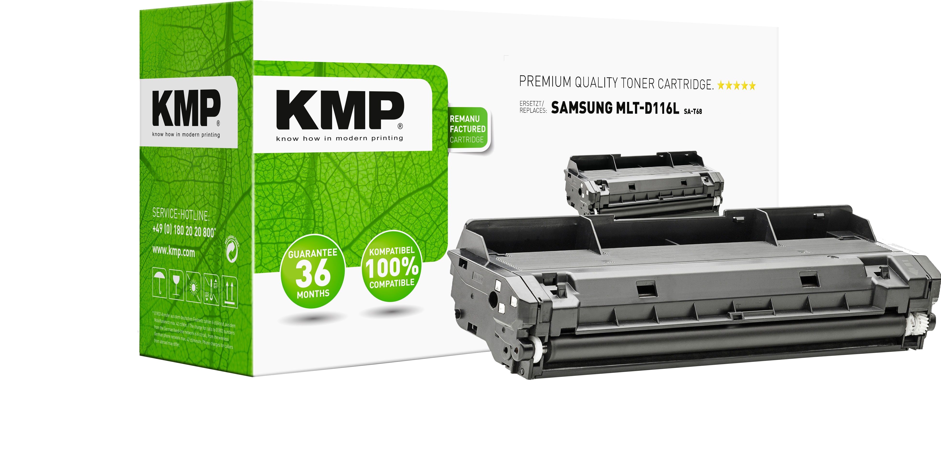 KMP Tonerkartusche SA-T68 ersetzt Samsung MLT-D116L