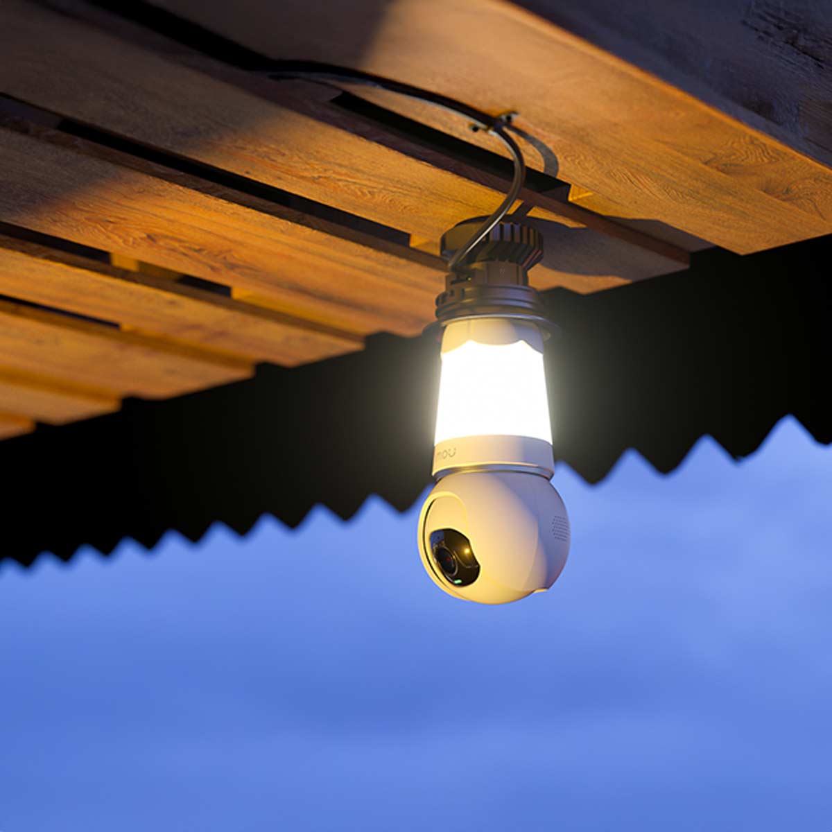 IMOU Überwachungskamera Bulb Cam 2K, innen, weiß