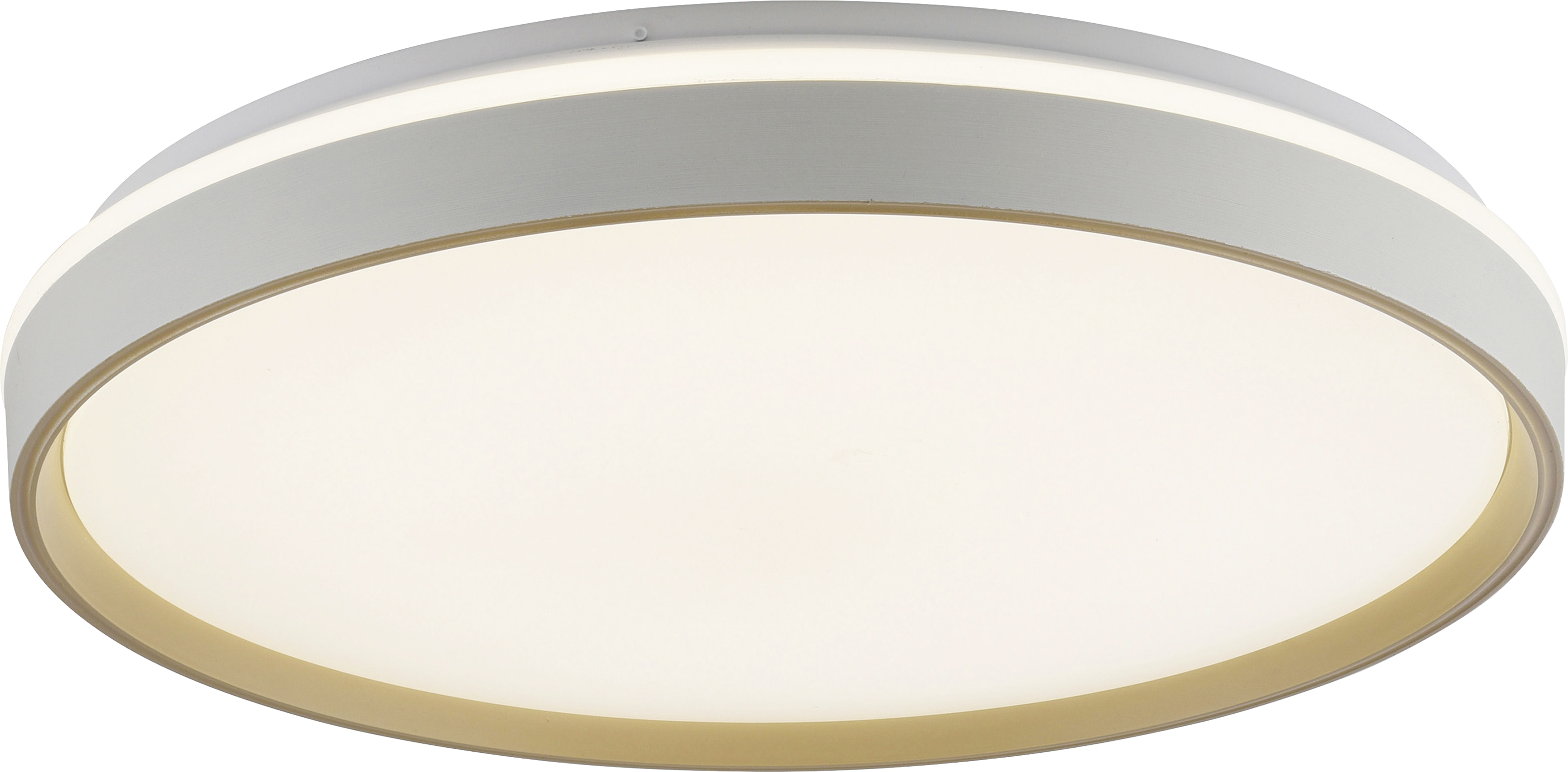 JUST LIGHTLED-Deckenleuchte 14278-39, 34W, CCT, 4600lm, IP20, weiß/sand
