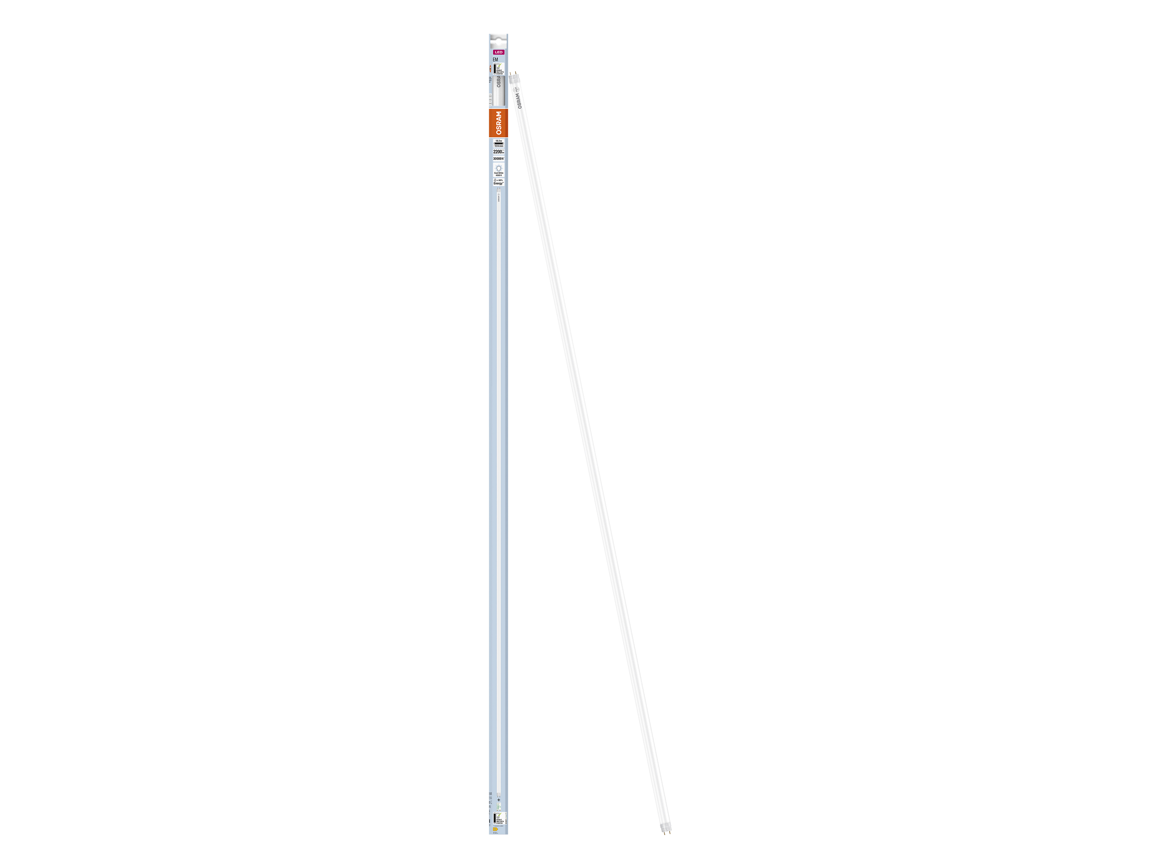 OSRAM LED-Röhre, T8, 1500mm, G13, EEK: E, 18,3W, 2200lm, 4000K, PC