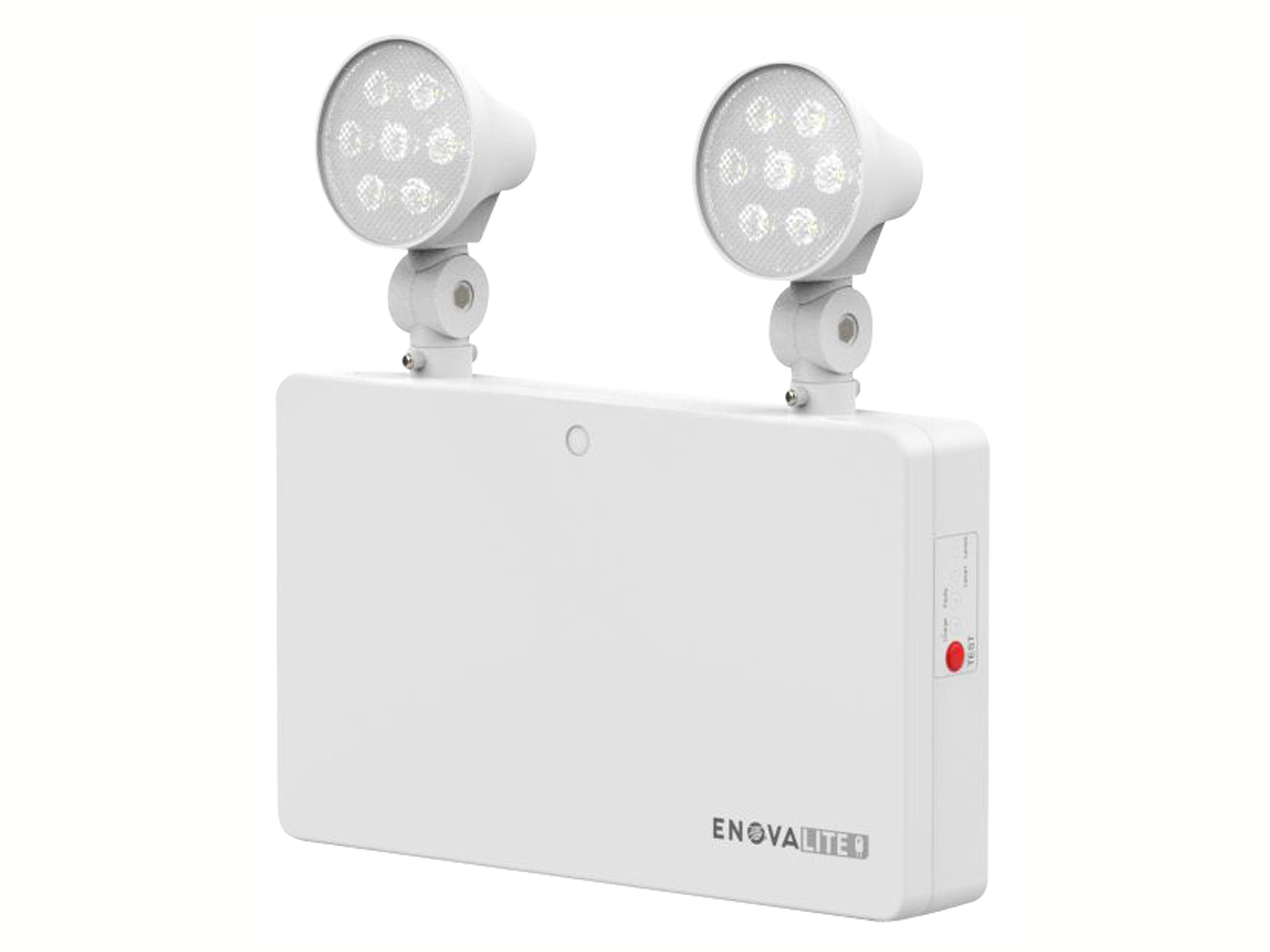 ENOVALITE LED-Fluchtwegleuchte, 6 W, Twin-Spot, Wandmontage ENOVALITE LED-Fluchtwegleuchte, 6 W, Twin-Spot, Wandmontage
