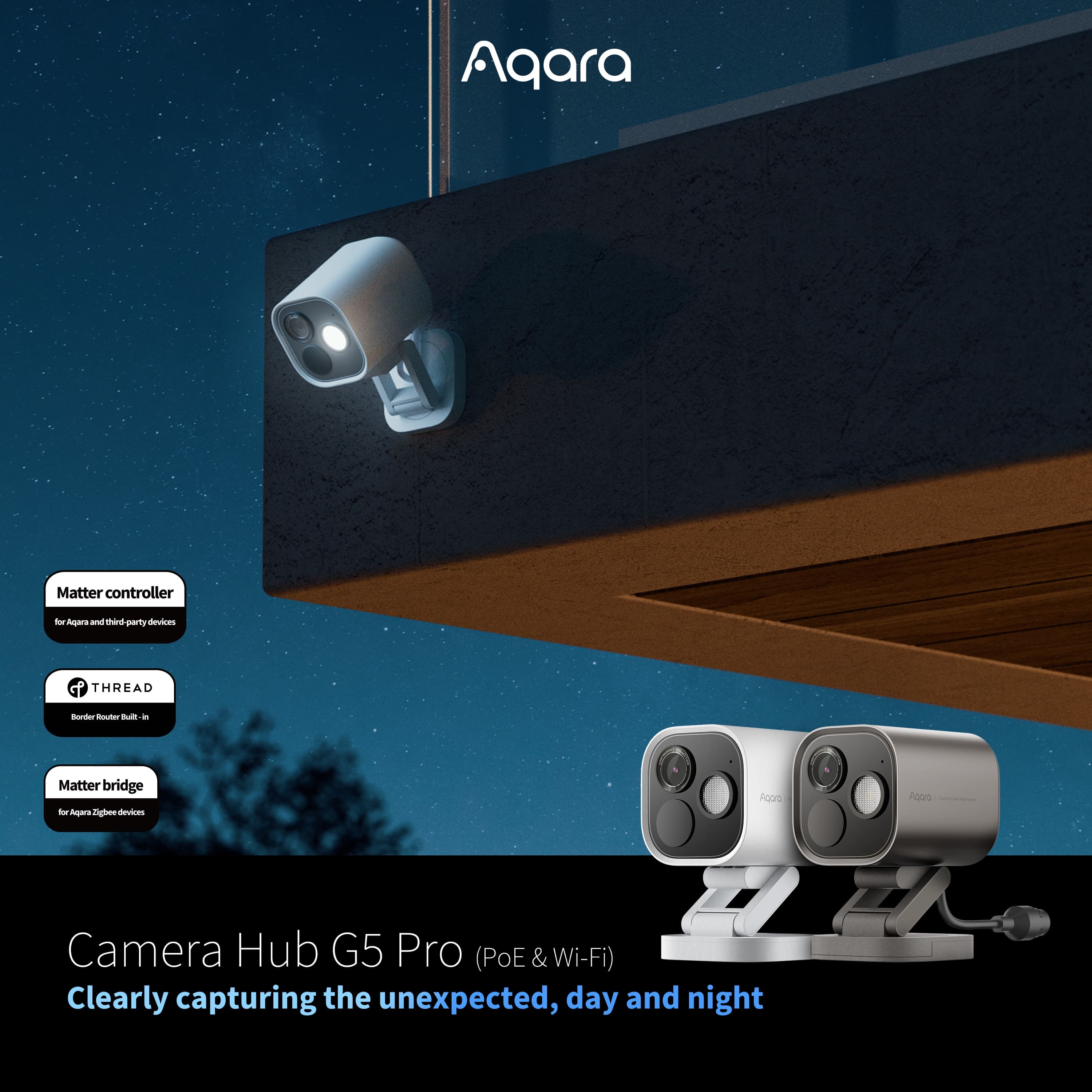 AQARA Überwachungskamera CH-C07DW, G5 Pro (Wi-Fi), weiß AQARA Überwachungskamera CH-C07DW, G5 Pro (Wi-Fi), weiß