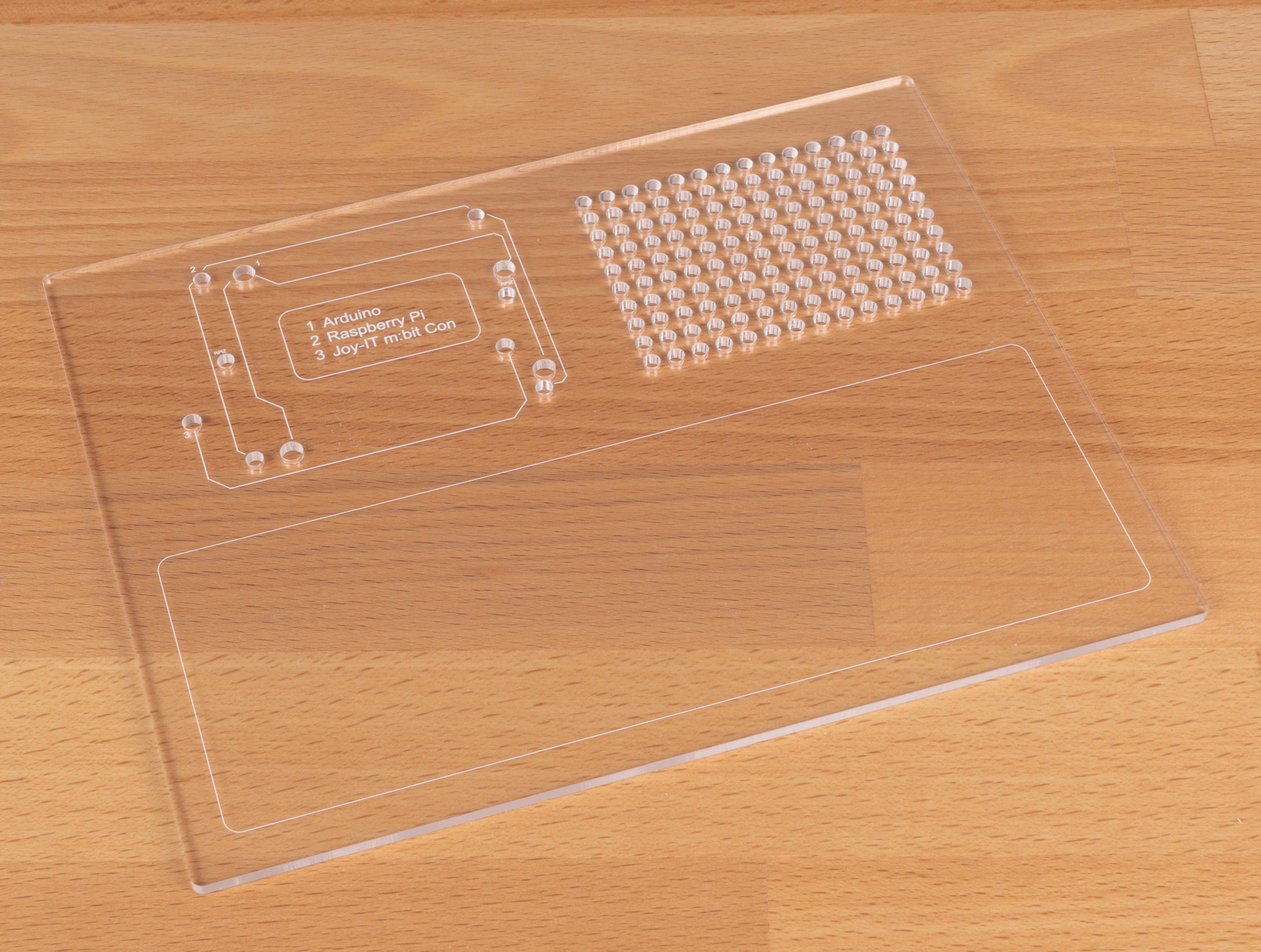 JOY-IT Dish Board aus Acryl RB-mount2