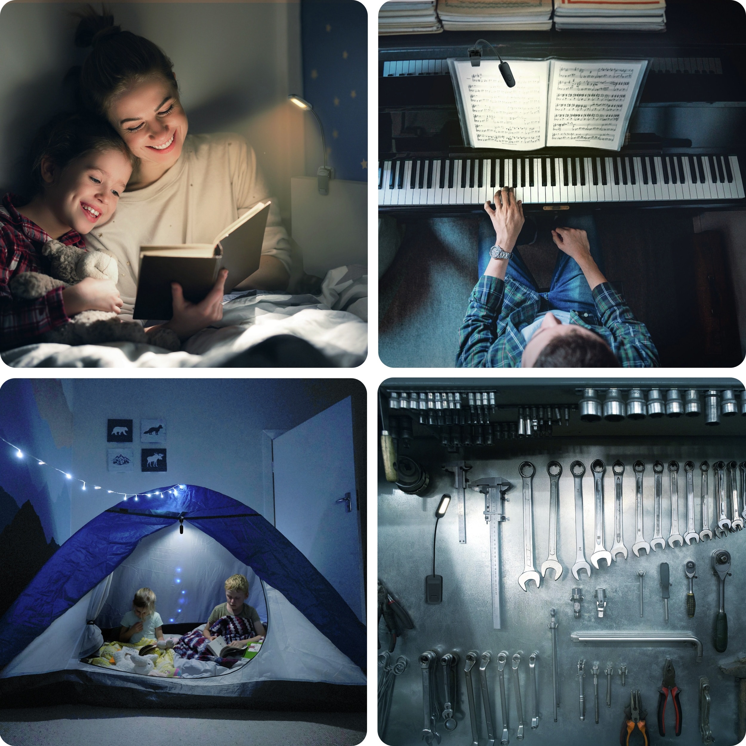ANSMANN LED-Klemmleuchte, 1600-0531, wiederaufladbar, schwarz ANSMANN LED-Klemmleuchte, 1600-0531, wiederaufladbar, schwarz