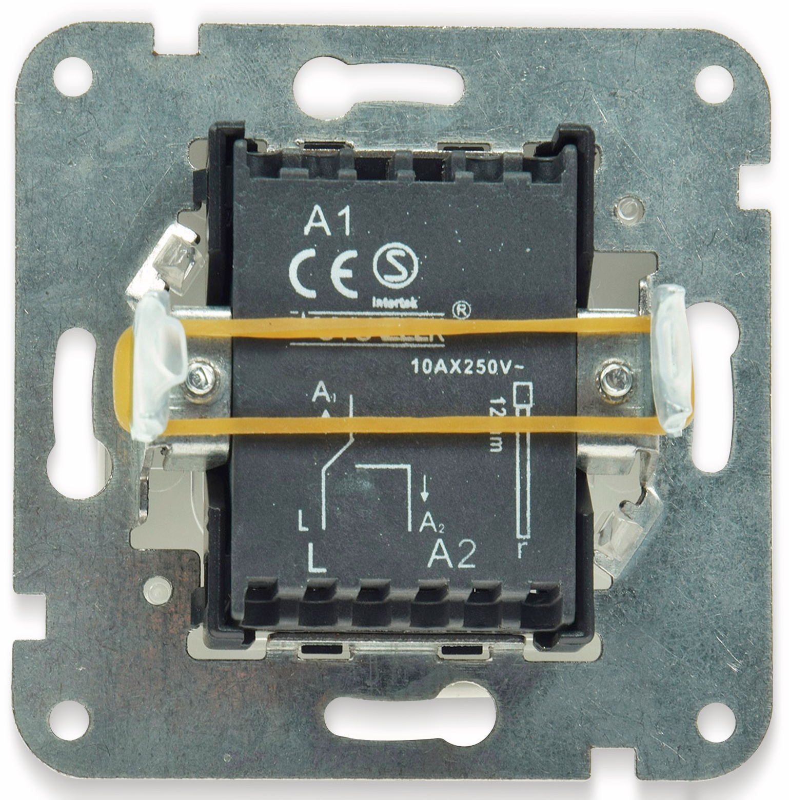 DELPHI Wechselschalter Klemmanschluss, 10A/250V, ohne Rahmen, weiß