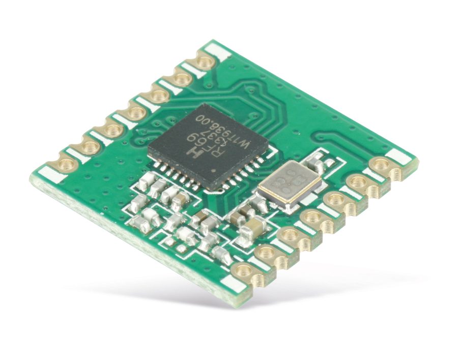Funkmodul HOPERF RFM69CW, 433 MHz, TX/RX Funkmodul HOPERF RFM69CW, 433 MHz, TX/RX