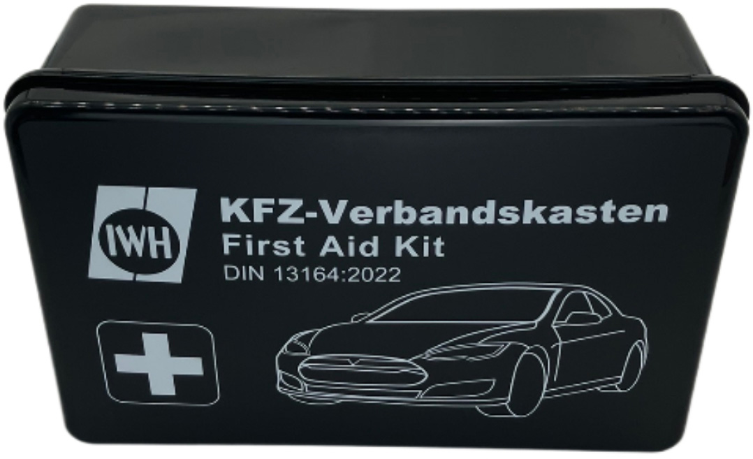 IWH KFZ-Verbandkasten "Kompakt", DIN 13164:2022