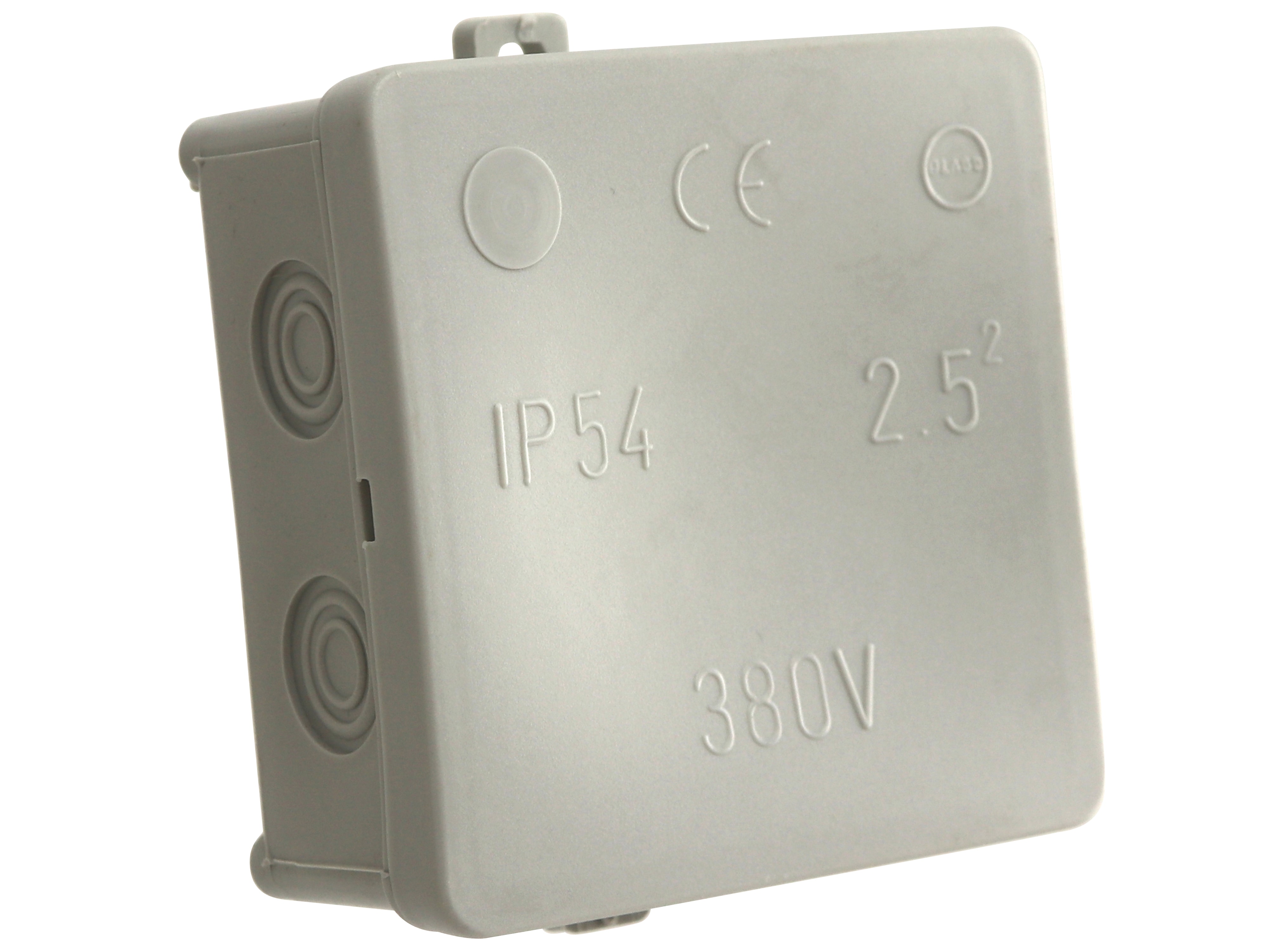 Abzweigdose, AP, IP54, 85x85x40mm, grau