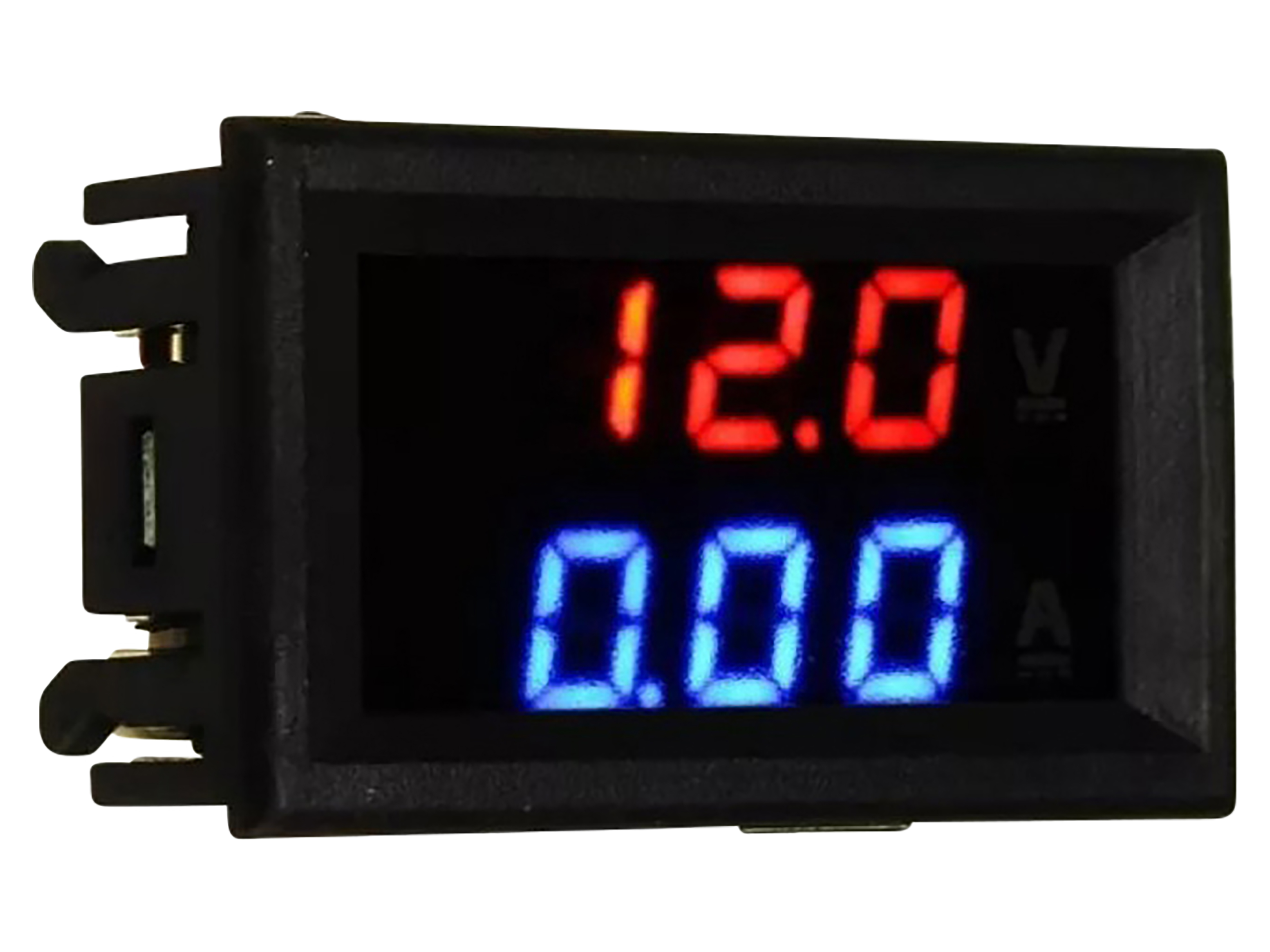 KUBII Digitales Mini-Amperemeter/Voltmeter DC, 100V, 10A