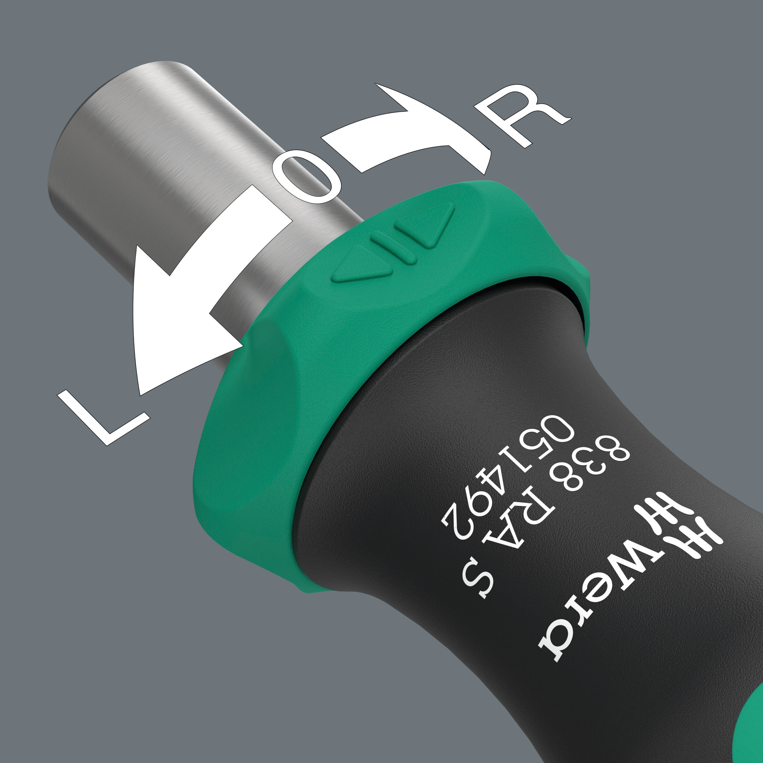 WERA Bits-Handhalter mit Ratschenfunktion, 838 RA S, 05051492001, 1/4"