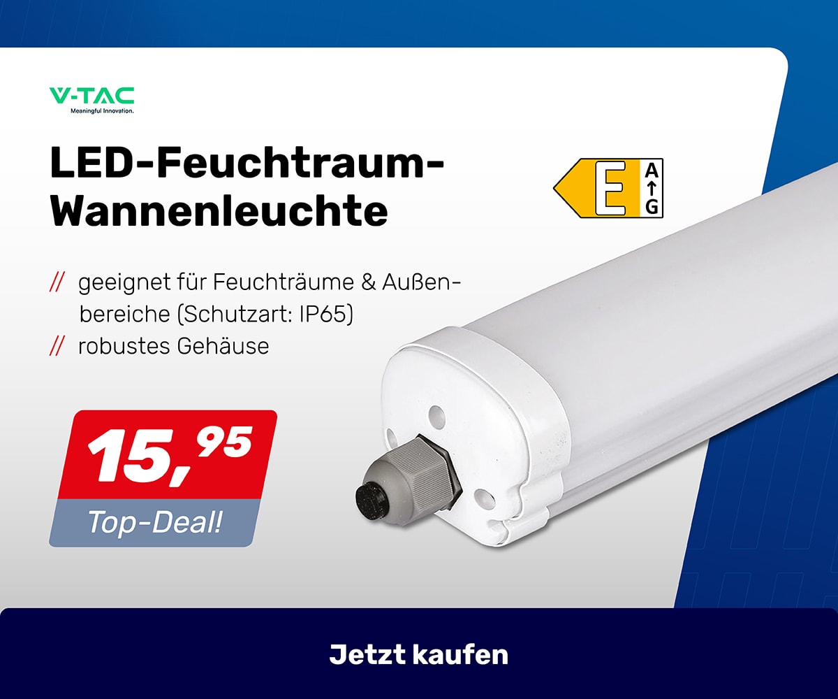 LED-Feuchtraum-Wannenleuchte LED-Feuchtraum-Wannenleuchte