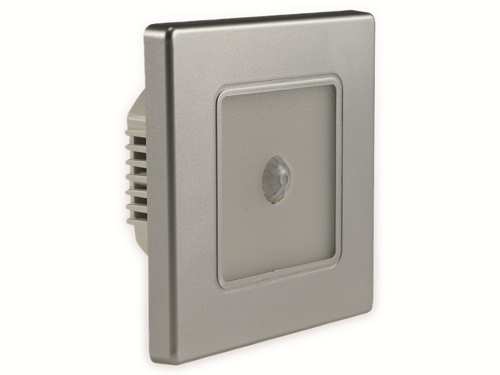 CHILITEC LED-Einbauleuchte EBL 86 PIR, 2,5 W, 3000 K, warmweiß, Rahmen silber CHILITEC LED-Einbauleuchte EBL 86 PIR, 2,5 W, 3000 K, warmweiß, Rahmen silber