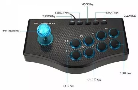 KUBII Arcade-USB-Joystick