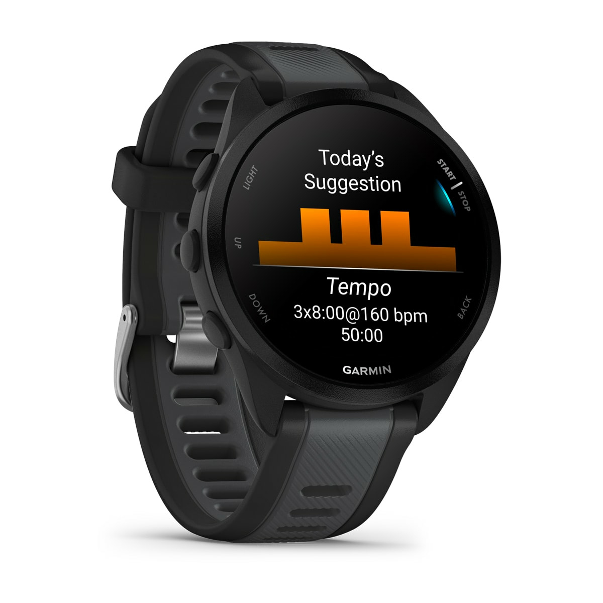 GARMIN Smartwatch Forerunner 165 Music grau