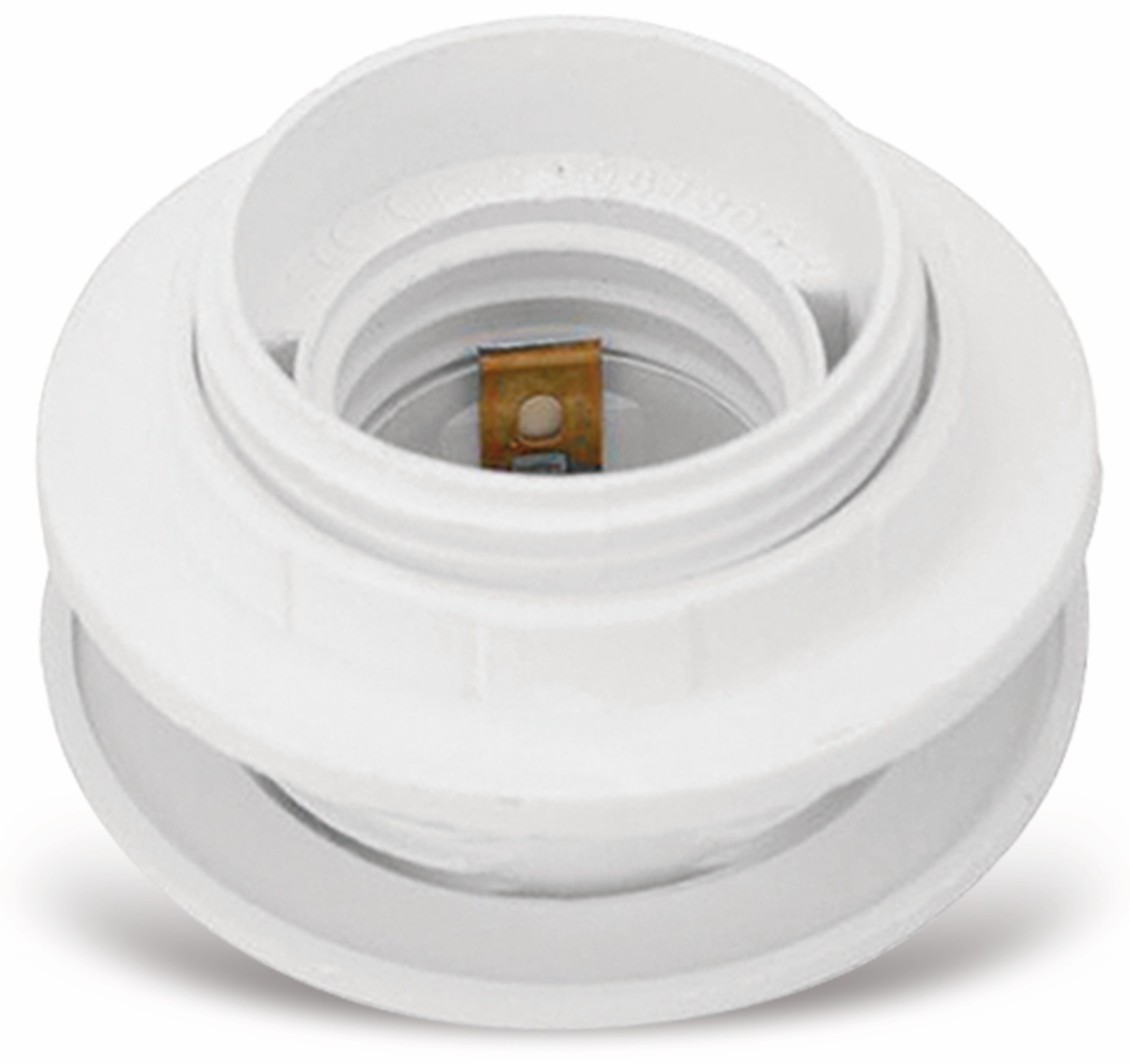 Lampenfassung, Einbaufassung E27, Kunststoff Lampenfassung, Einbaufassung E27, Kunststoff