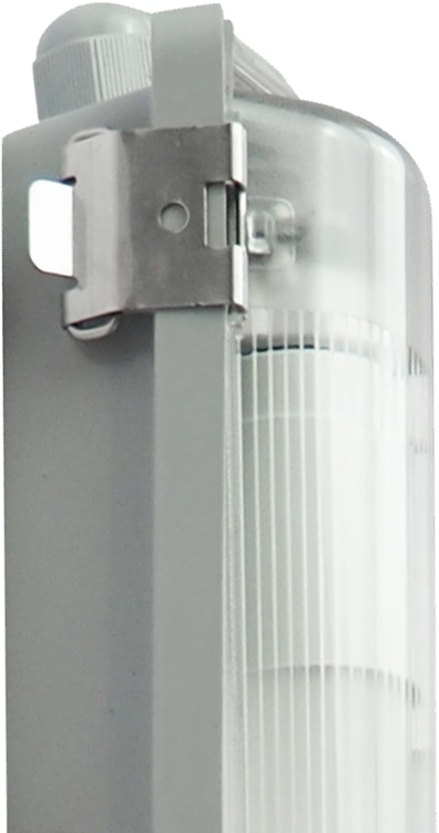 BLULAXA LED-Feuchtraumwannenleuchte, 18W, 4000K, 2700lm, neutralweiß, IP65, D-Zertifiziert, 120 cm