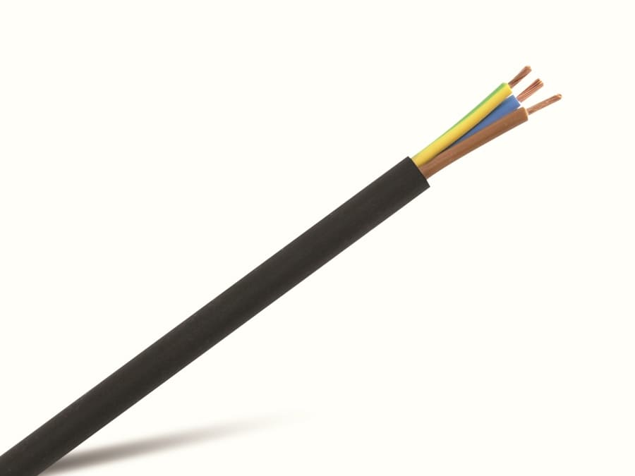 RAUTRONIC PVC-Schlauchleitung H03VV-F, 3G0,75, 25 m, schwarz RAUTRONIC PVC-Schlauchleitung H03VV-F, 3G0,75, 25 m, schwarz