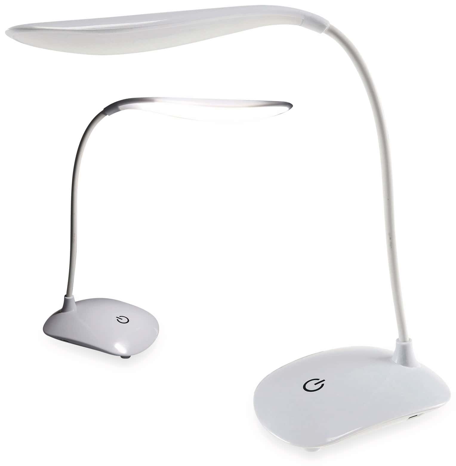 CHILITEC LED-Schreibtischleuchte 23107, mit Touch-Schalter, 6000K, weiß