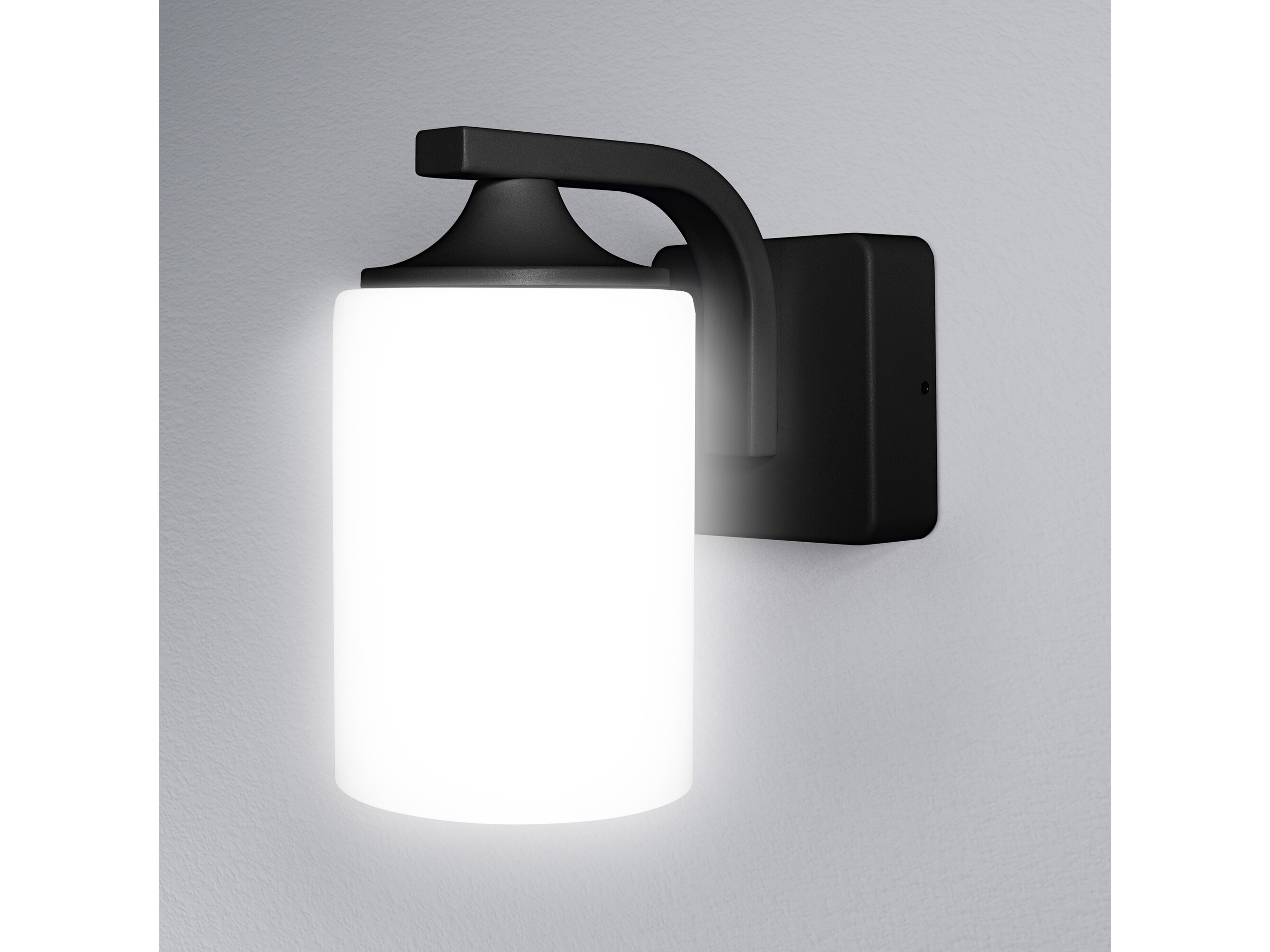 OSRAM LED-Außenwandleuchte, Endura Classic Lantern Cylinder, E27, IP43, schwarz