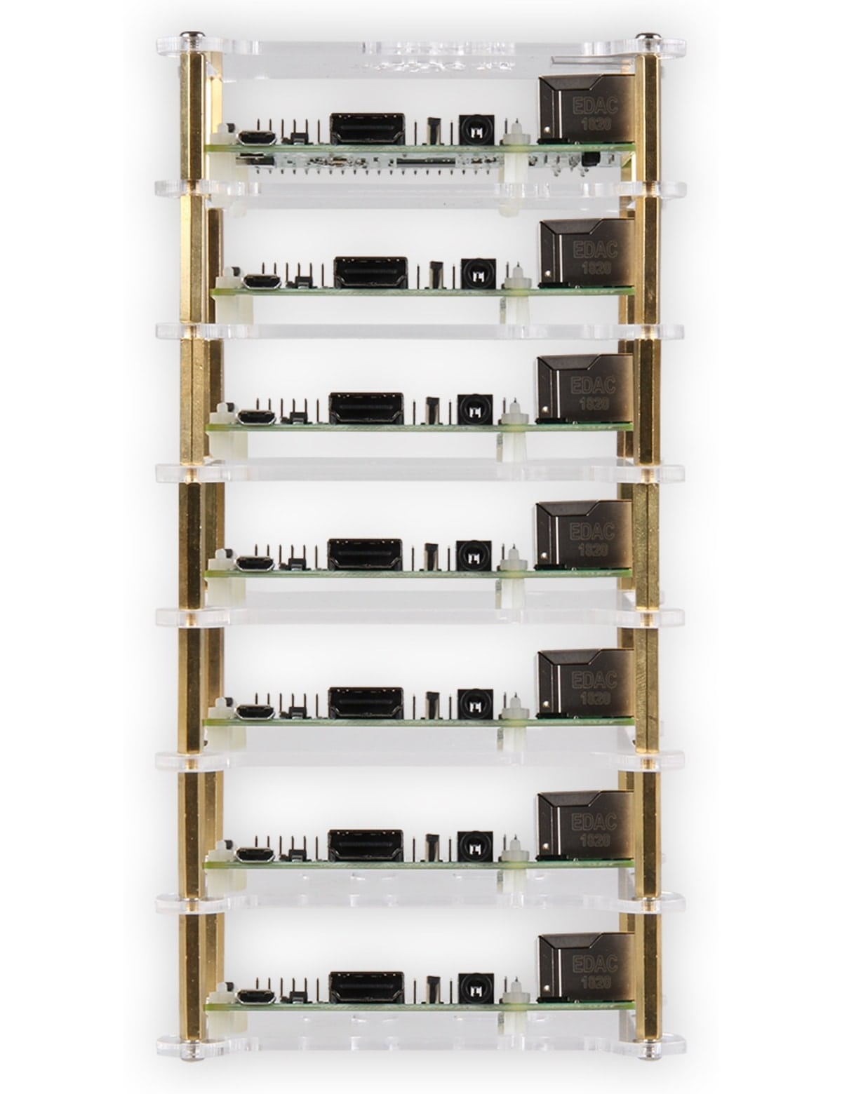 JOY-IT Tower Gehäuse für 7 RPi 3B/3B+