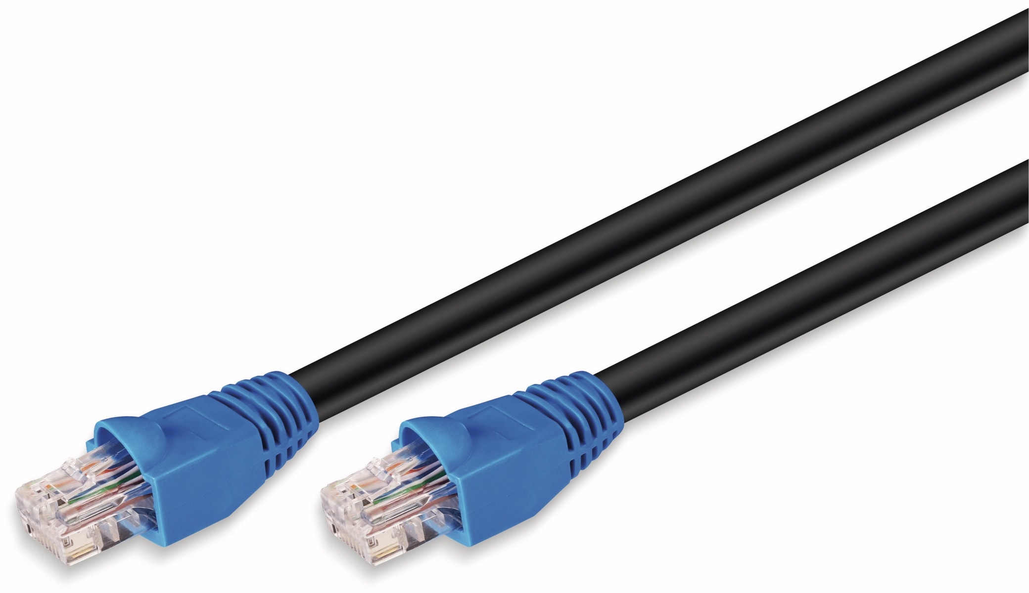 GOOBAY CAT.6 Netzwerkkabel U/UTP, Outdoor, CCA, 10 m